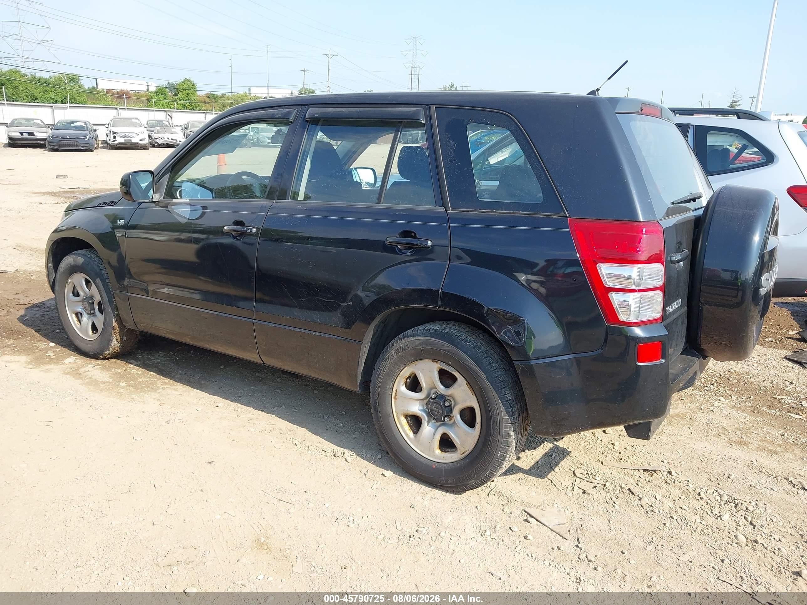2008 Suzuki Grand Vitara   Black vin: JS3TE941284102332