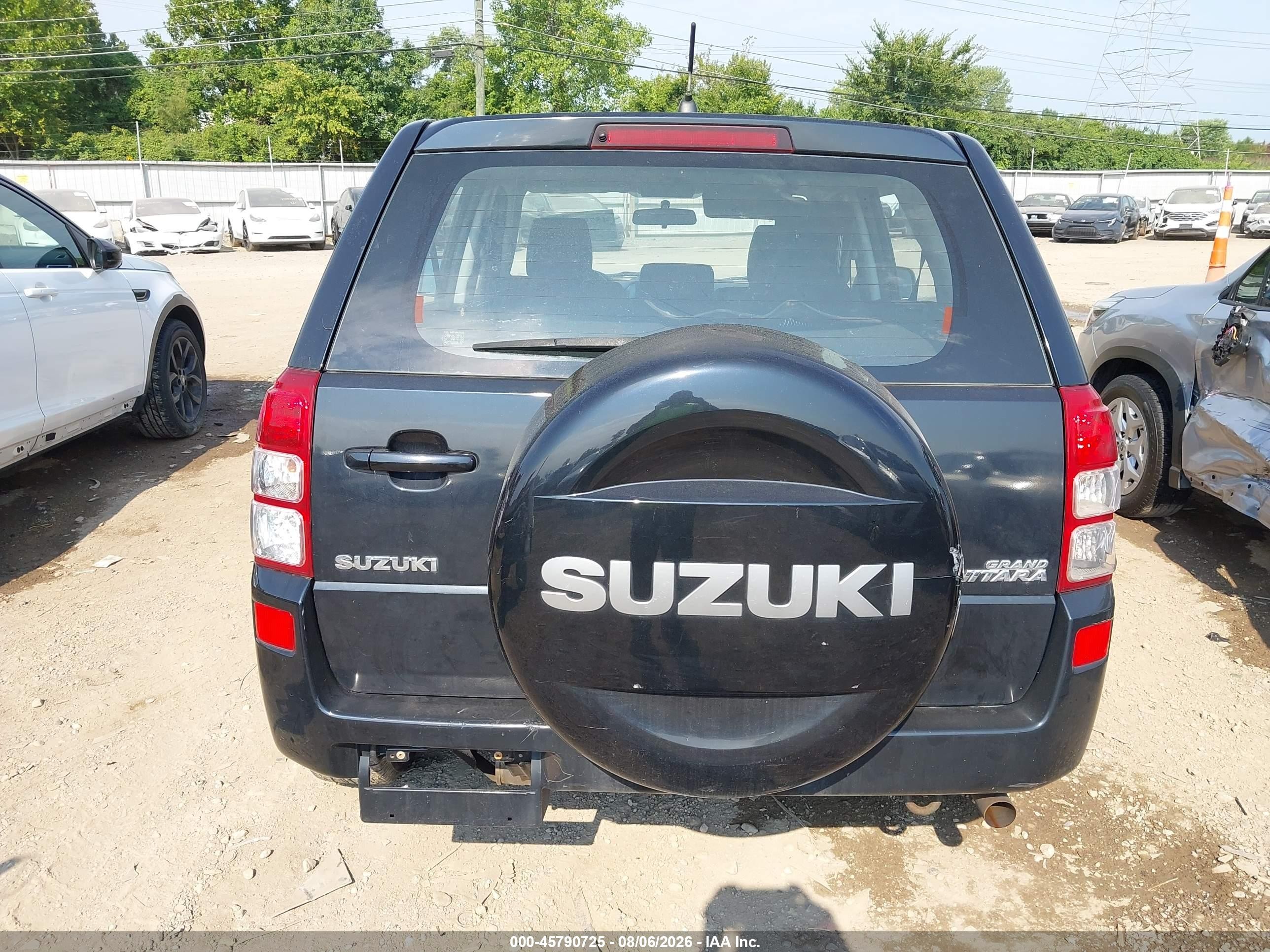 2008 Suzuki Grand Vitara   Black vin: JS3TE941284102332