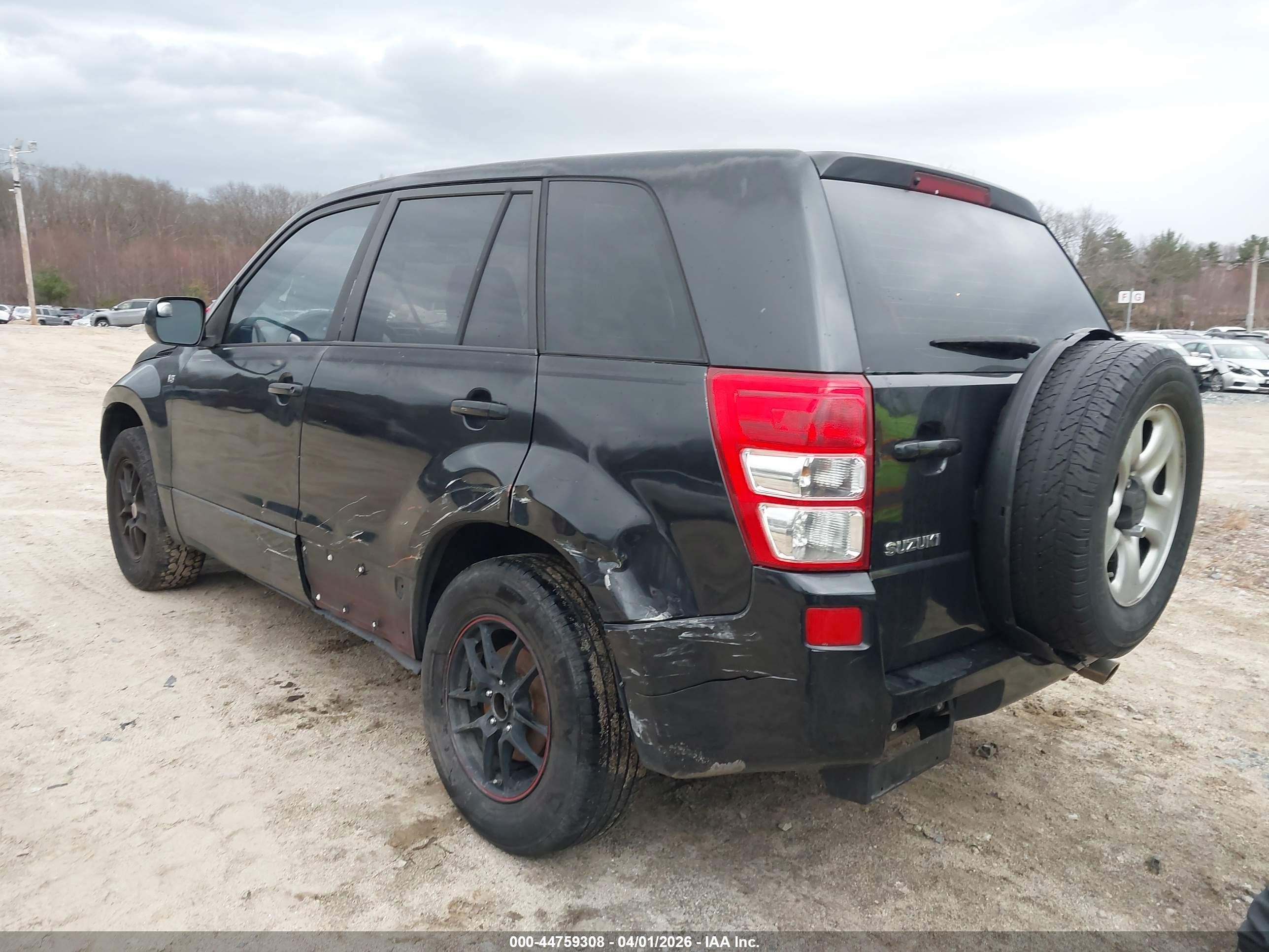 2007 Suzuki Grand Vitara   Black vin: JS3TE941374202177