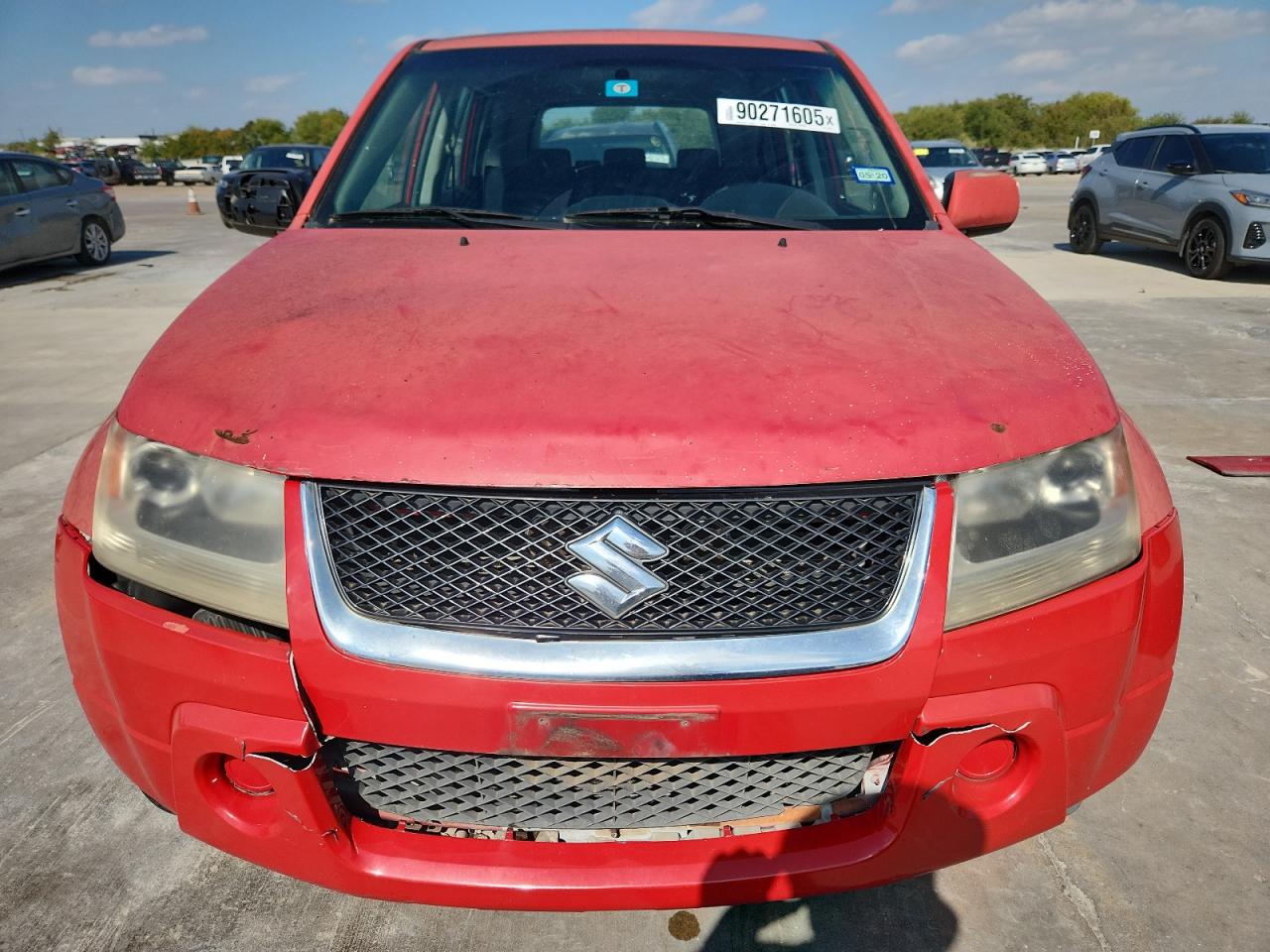 2008 Suzuki Grand Vitara Red vin: JS3TE941384100654