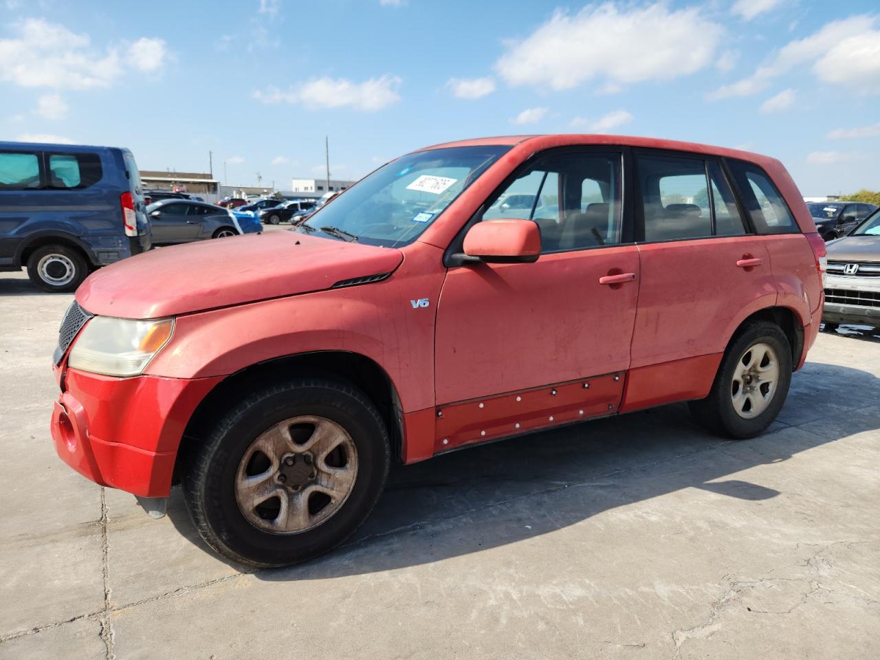 2008 Suzuki Grand Vitara Red vin: JS3TE941384100654