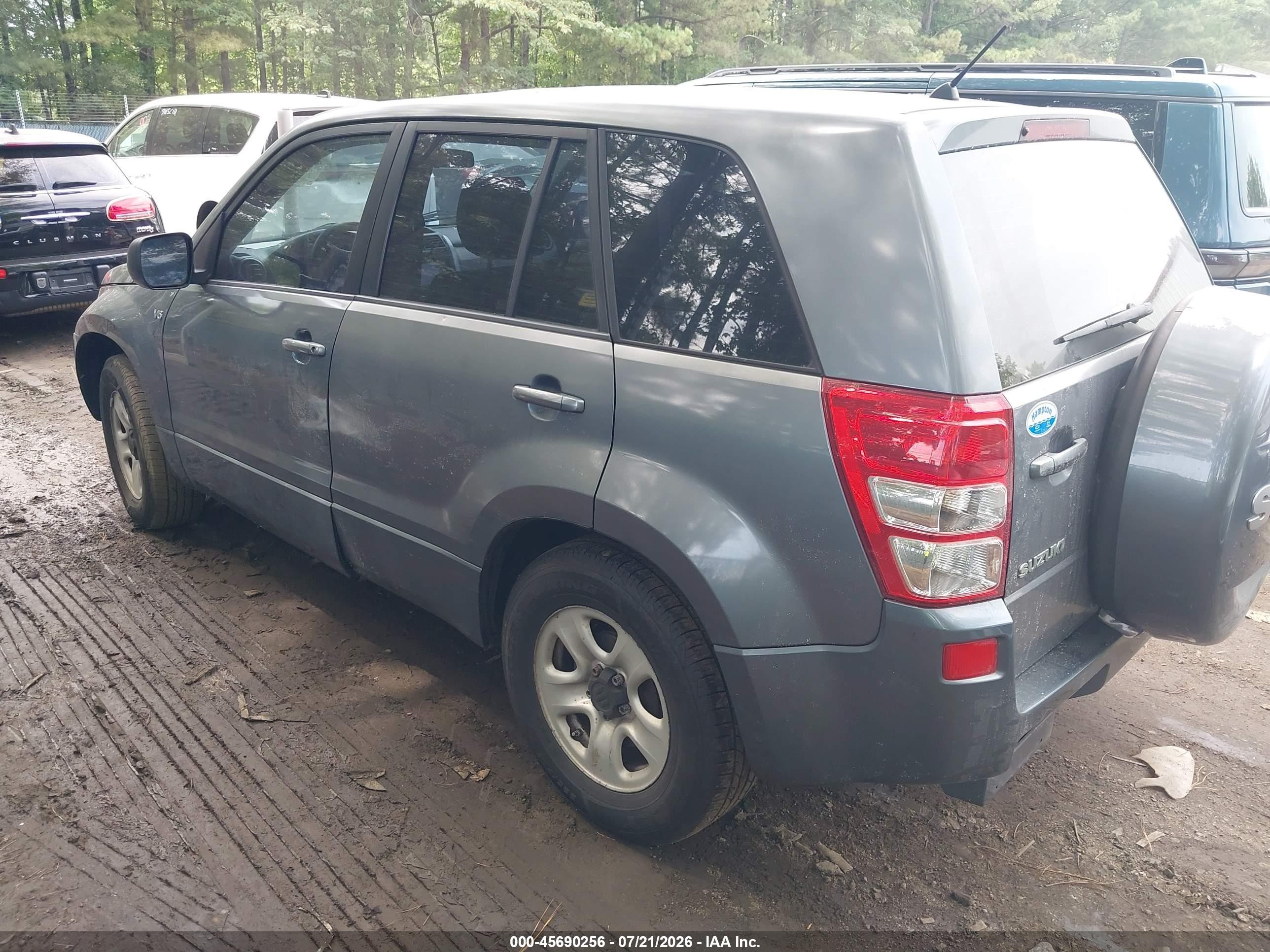 2008 Suzuki Grand Vitara Appearance/appearance Plus/w/spare   Cargo Covers Серый vin: JS3TE941384100962