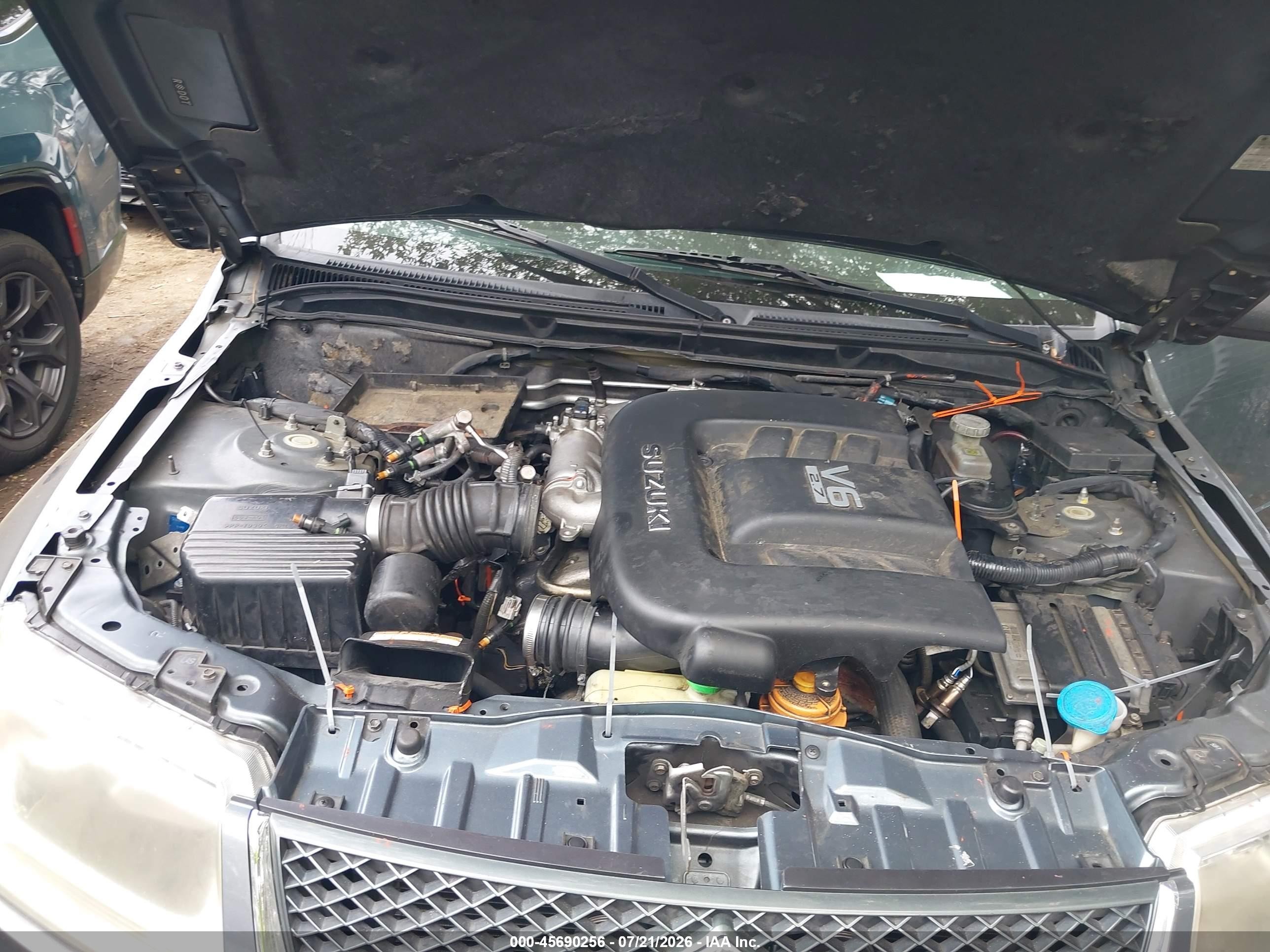 2008 Suzuki Grand Vitara Appearance/appearance Plus/w/spare   Cargo Covers Серый vin: JS3TE941384100962