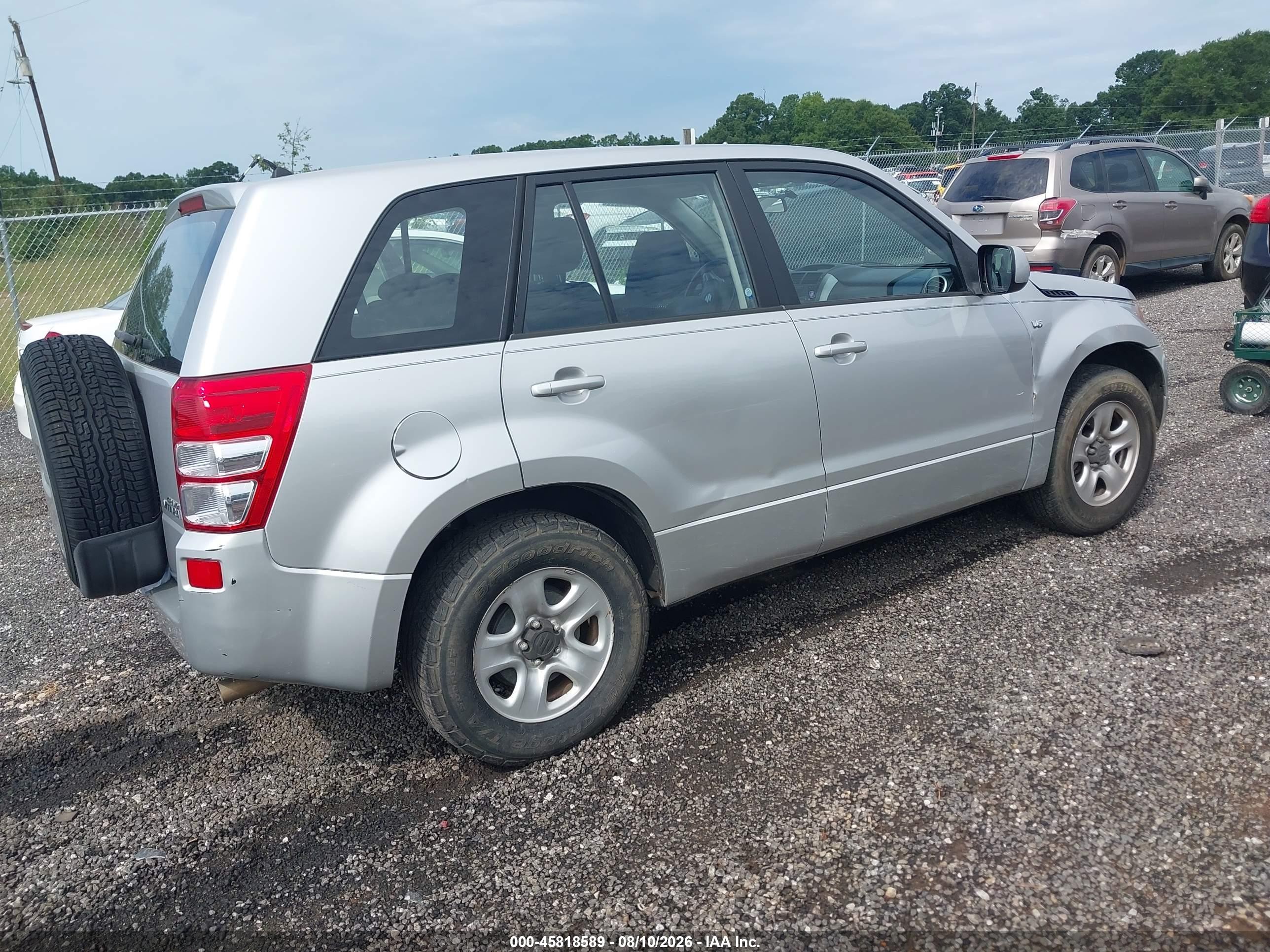 2006 Suzuki Grand Vitara Gray vin: JS3TE941X64102074