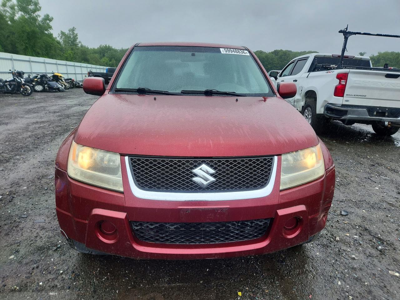 2007 Suzuki Grand Vitara Red vin: JS3TE941X74201477