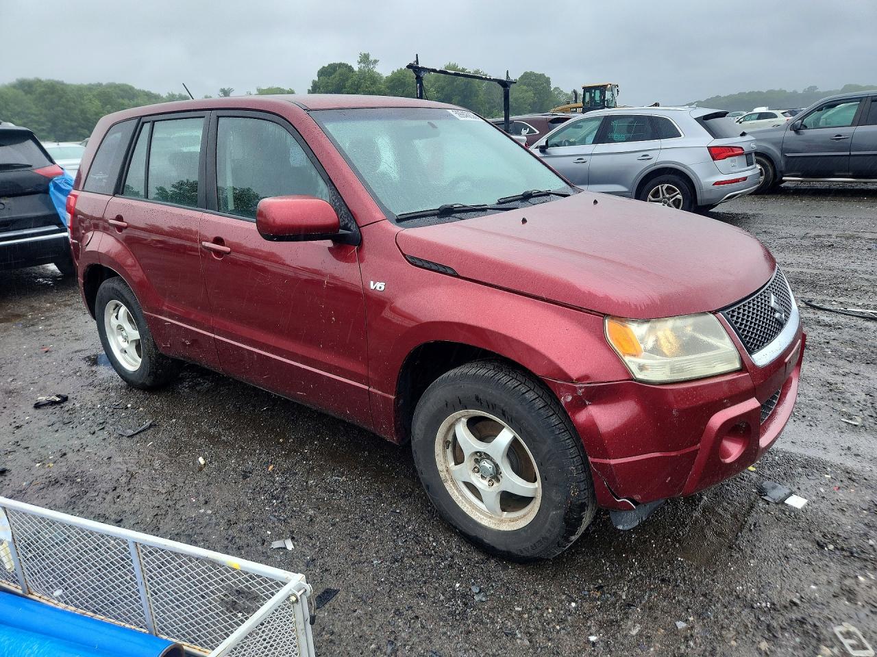 2007 Suzuki Grand Vitara Red vin: JS3TE941X74201477