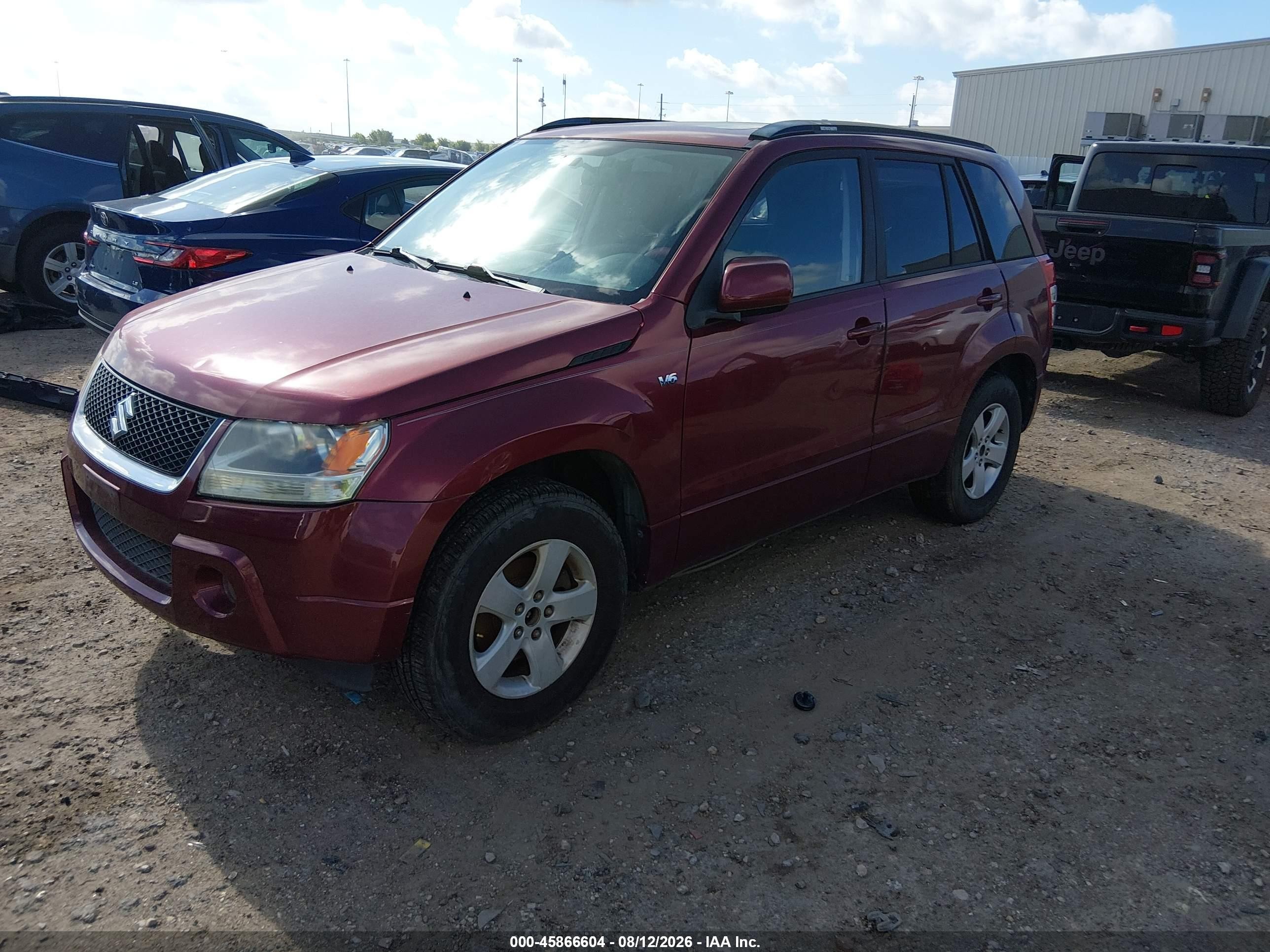 2008 Suzuki Grand Vitara Xsport W/snrf Red vin: JS3TE944084103943