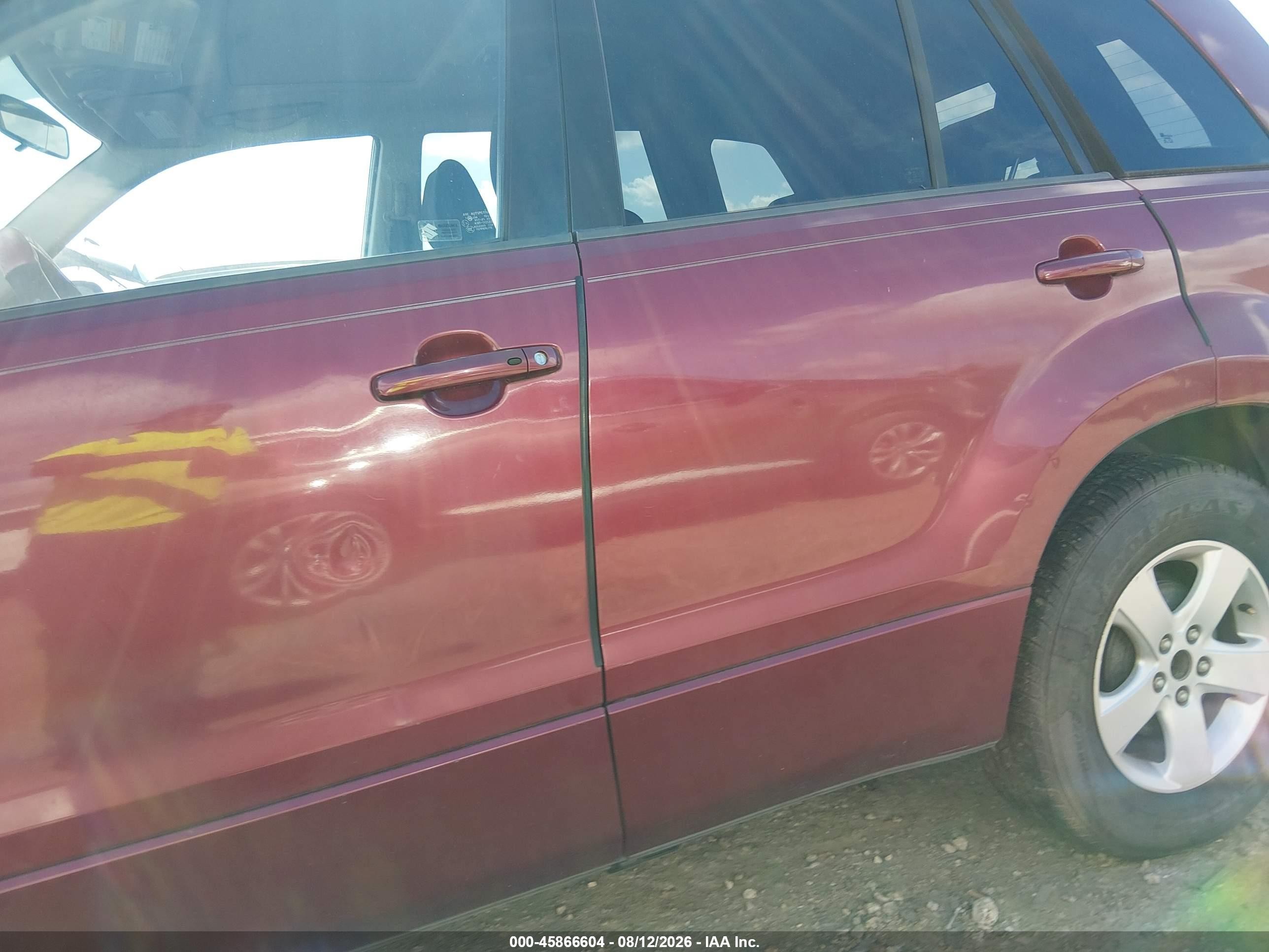 2008 Suzuki Grand Vitara Xsport W/snrf Red vin: JS3TE944084103943