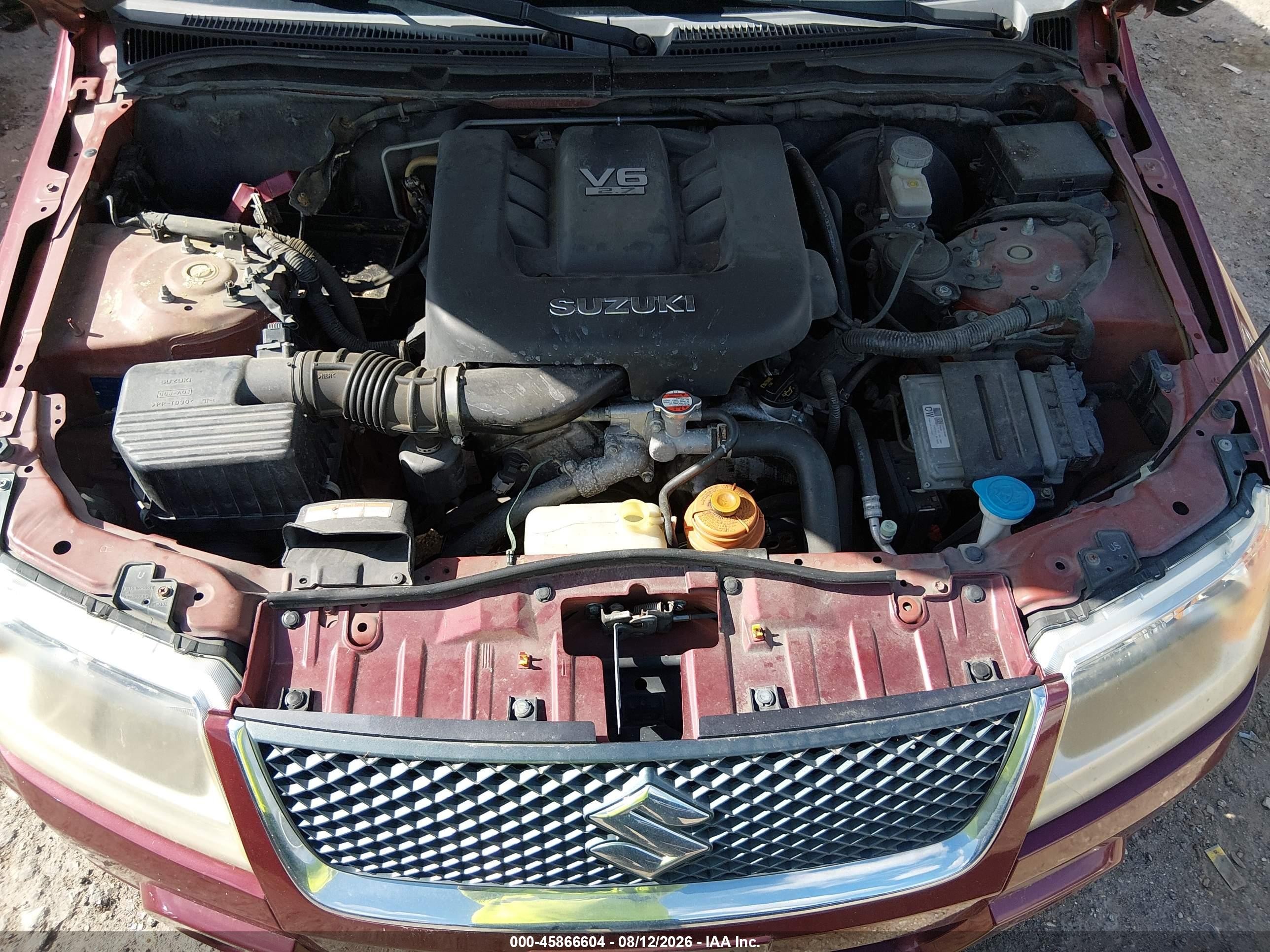 2008 Suzuki Grand Vitara Xsport W/snrf Red vin: JS3TE944084103943