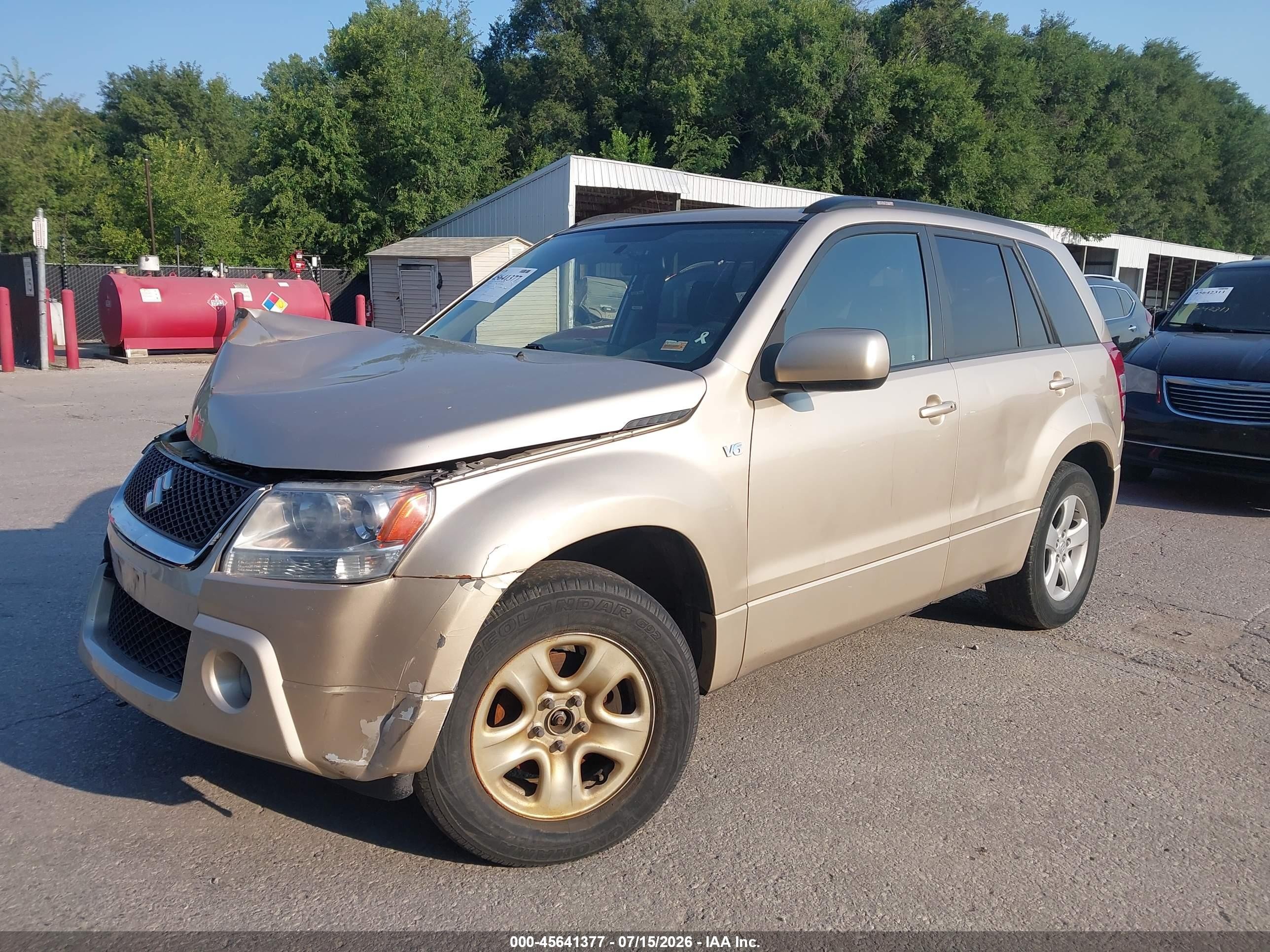 2007 Suzuki Grand Vitara Xsport Золотой vin: JS3TE944174205444