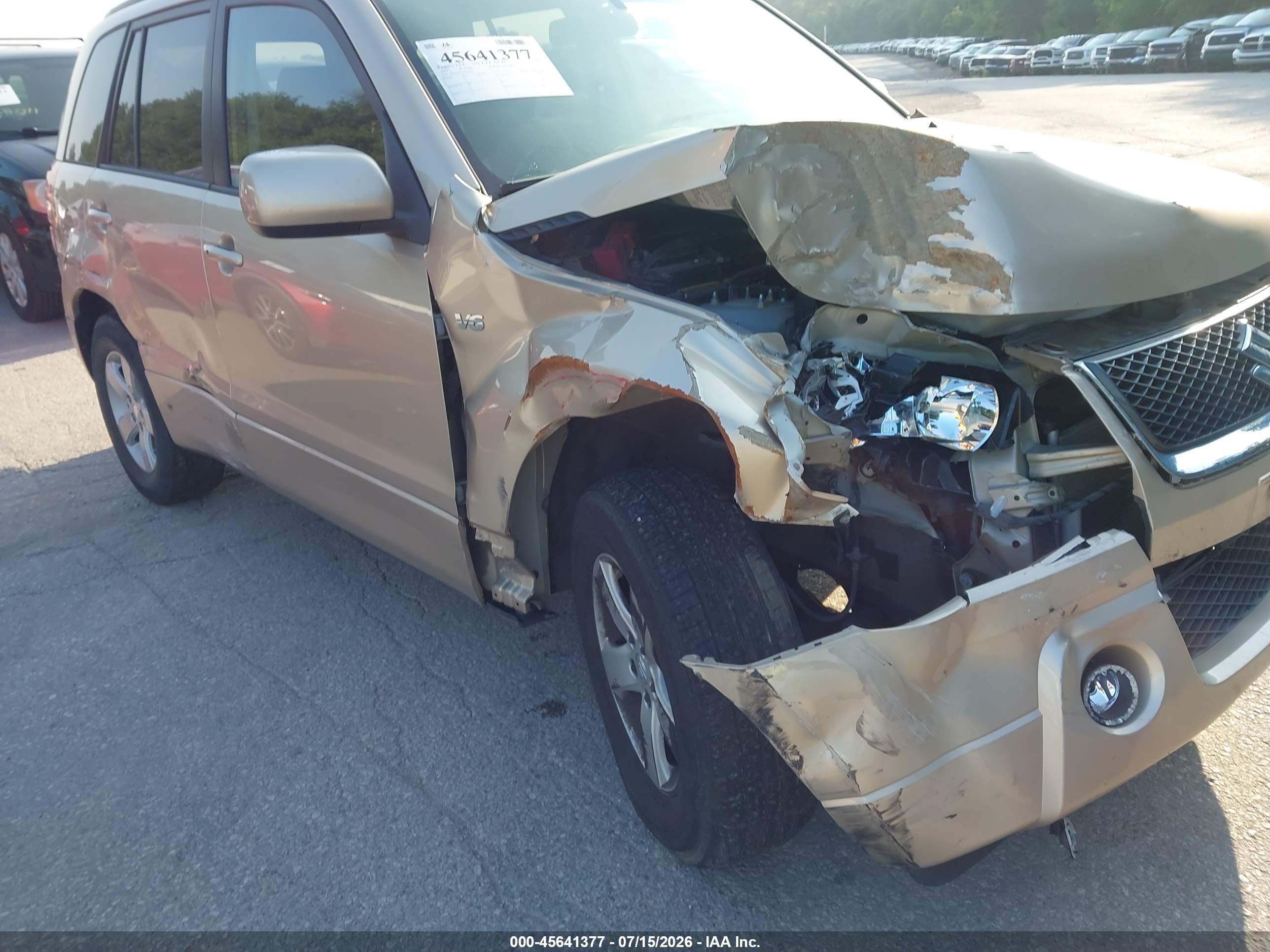 2007 Suzuki Grand Vitara Xsport Золотой vin: JS3TE944174205444
