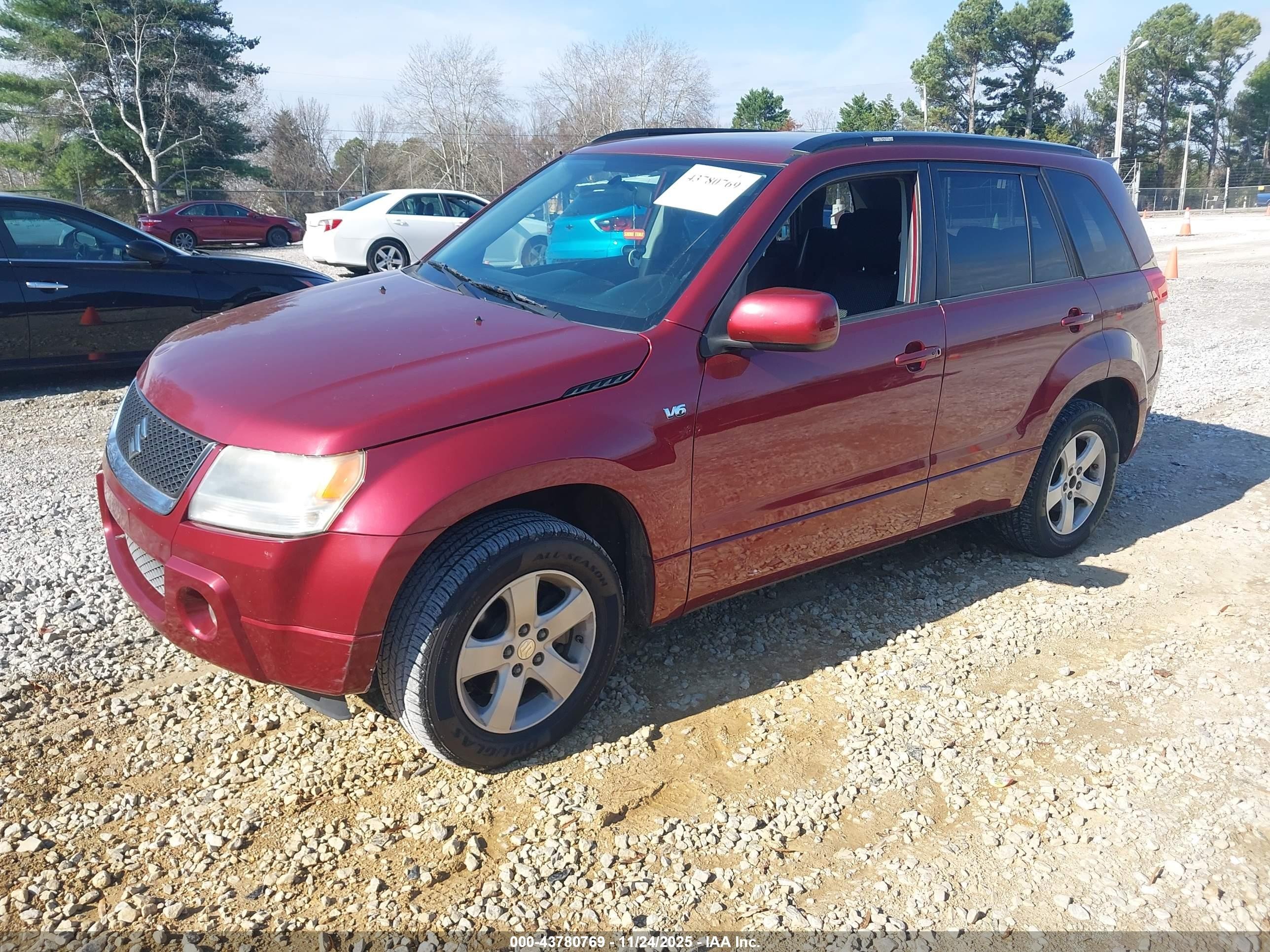 2007 Suzuki Grand Vitara Xsport Темно-бордовый vin: JS3TE944274202679