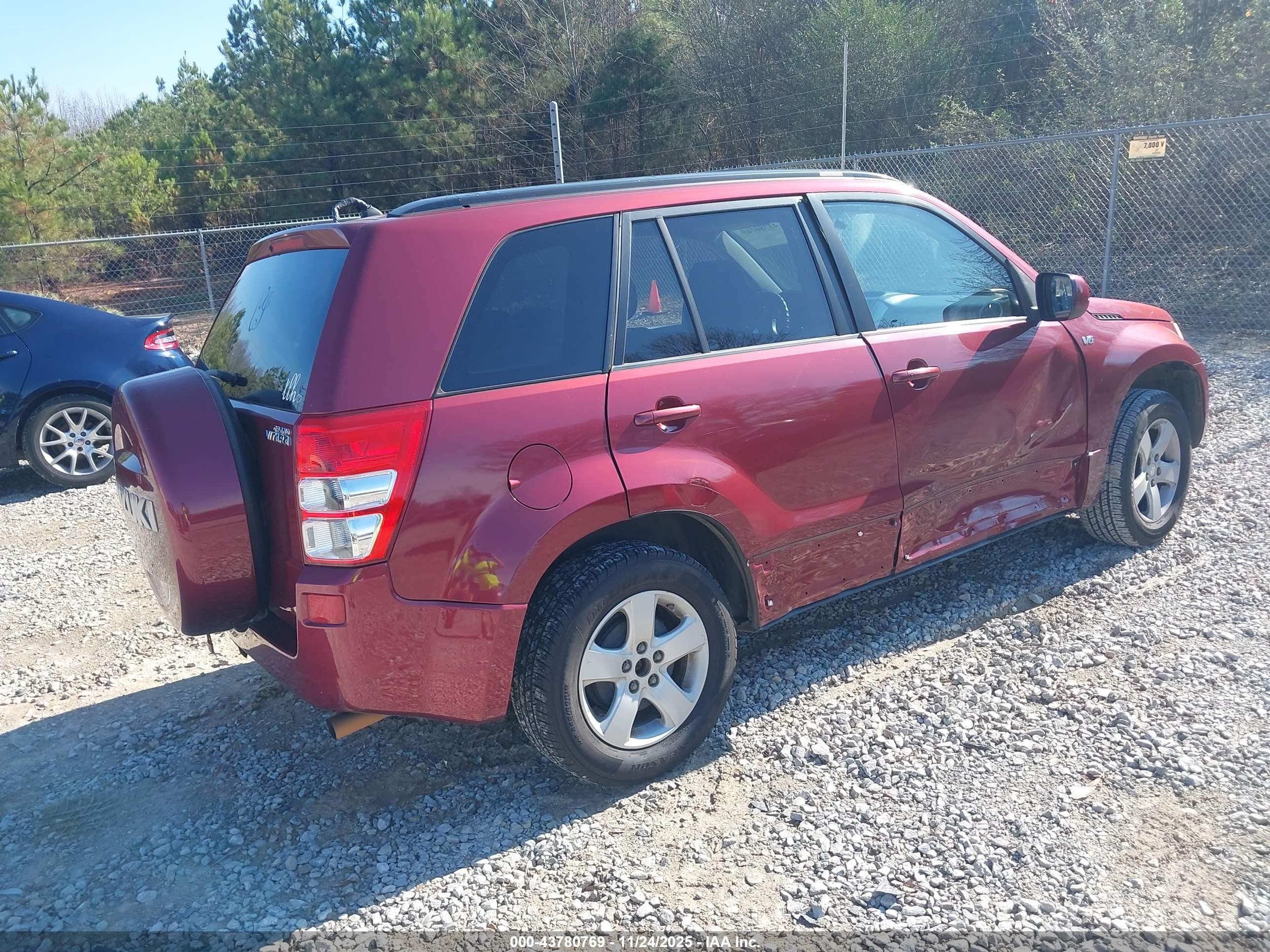 2007 Suzuki Grand Vitara Xsport Темно-бордовый vin: JS3TE944274202679