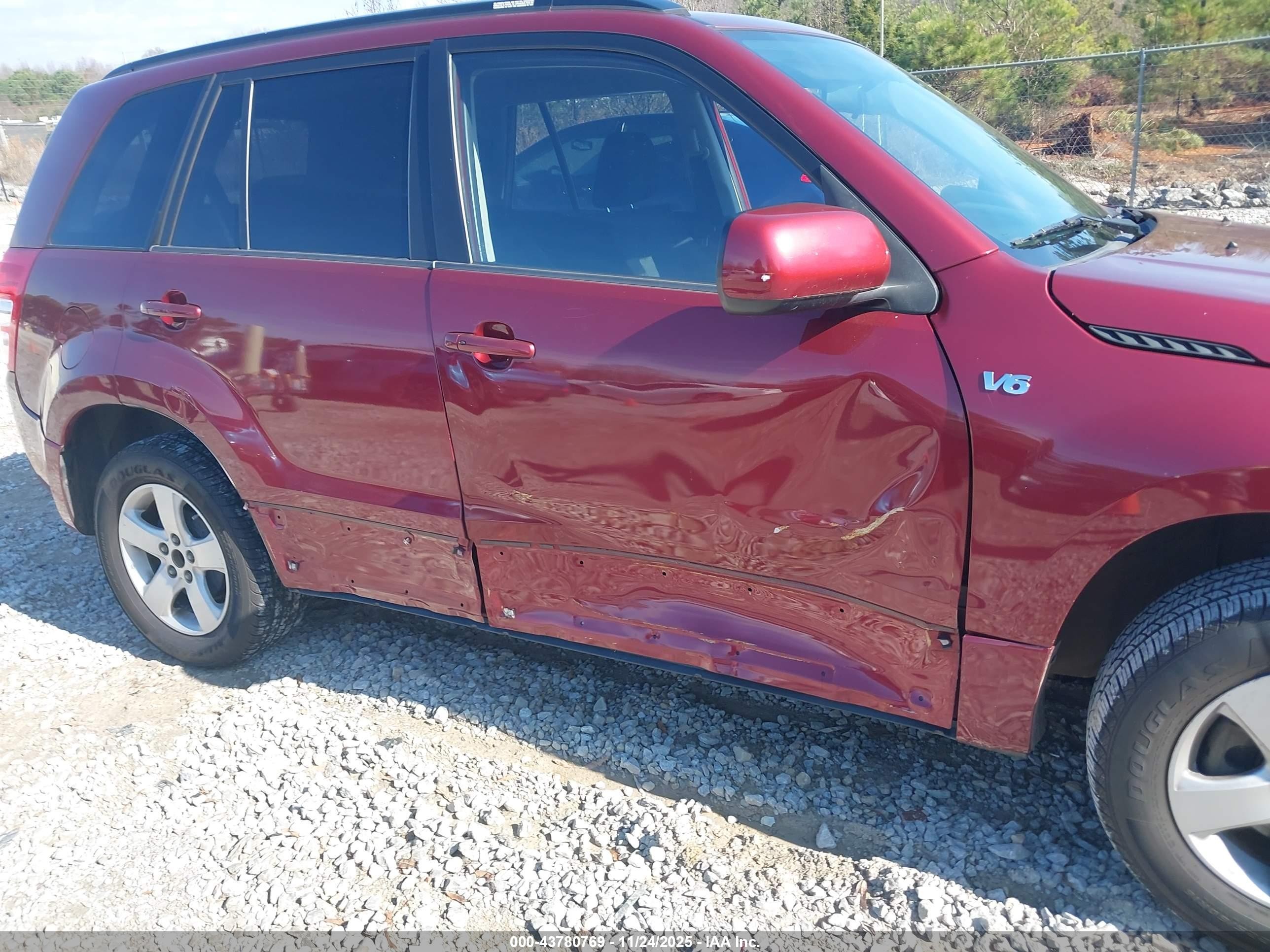 2007 Suzuki Grand Vitara Xsport Темно-бордовый vin: JS3TE944274202679
