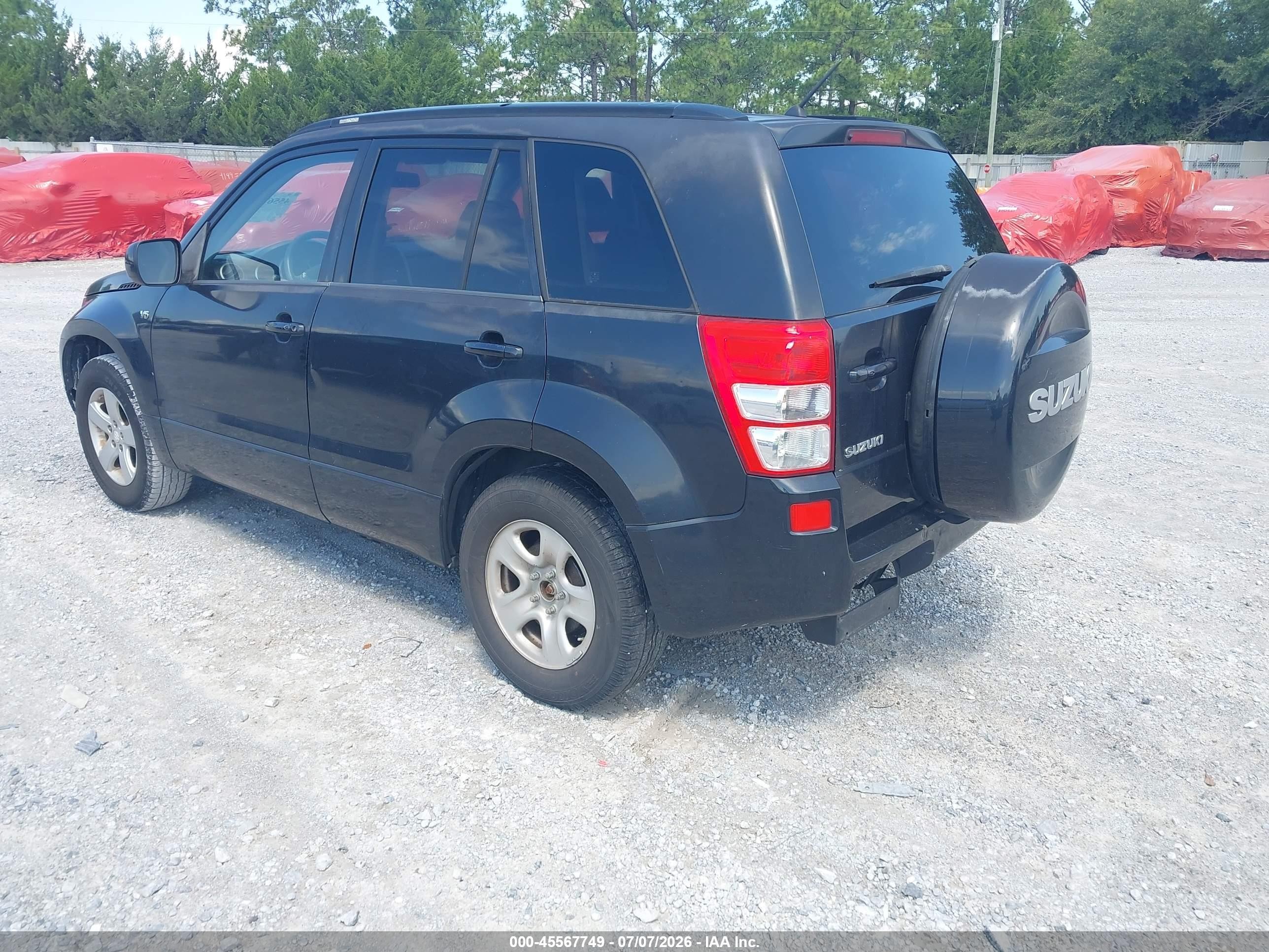2007 Suzuki Grand Vitara Xsport Black vin: JS3TE944474201436