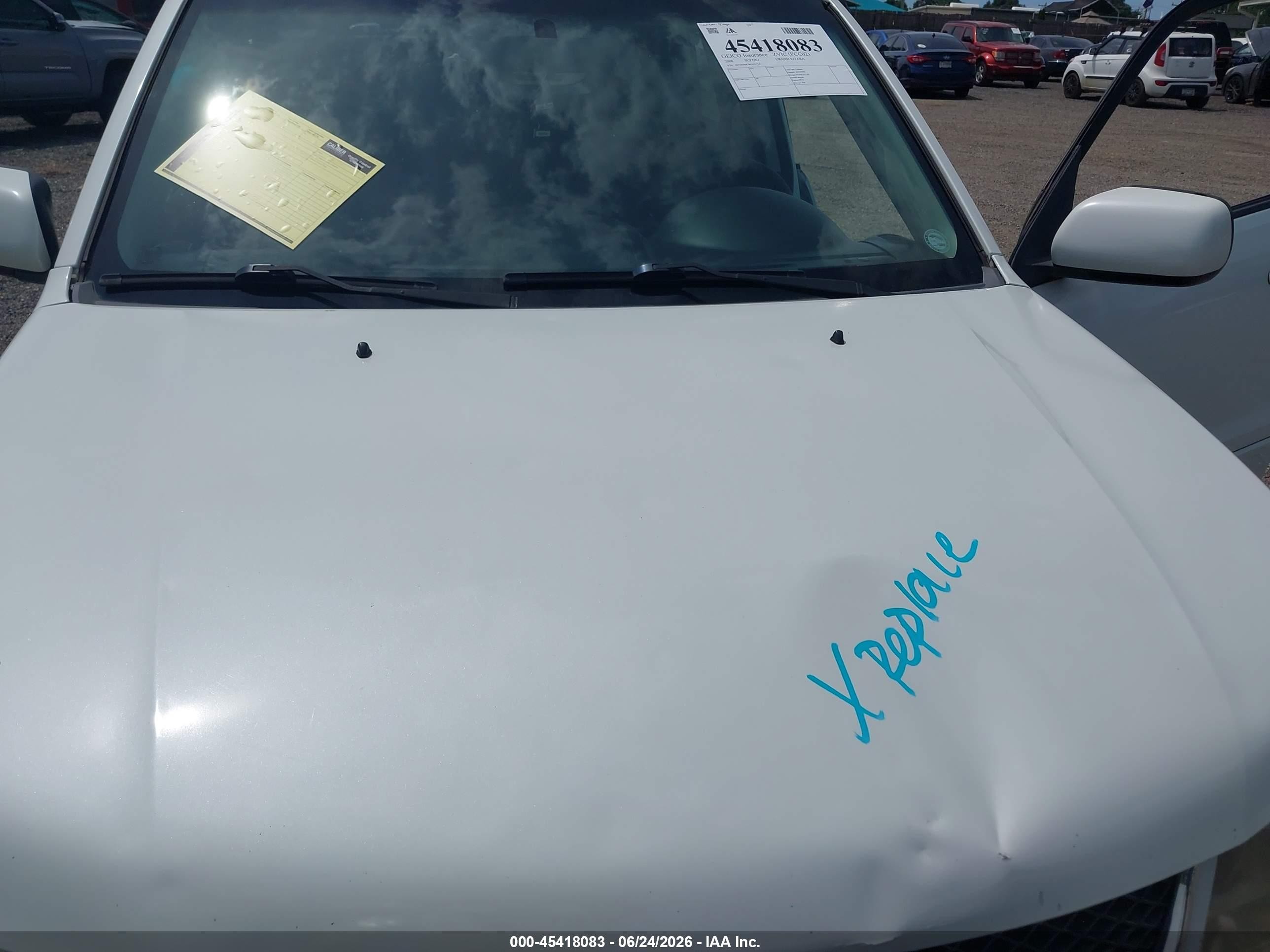 2008 Suzuki Grand Vitara Xsport White vin: JS3TE944784101316