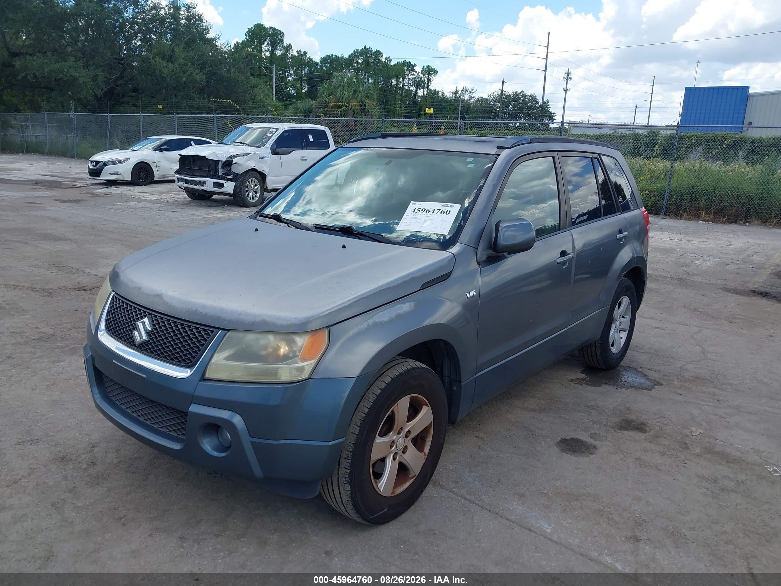 2007 Suzuki Grand Vitara Xsport Light Blue vin: JS3TE944974204008