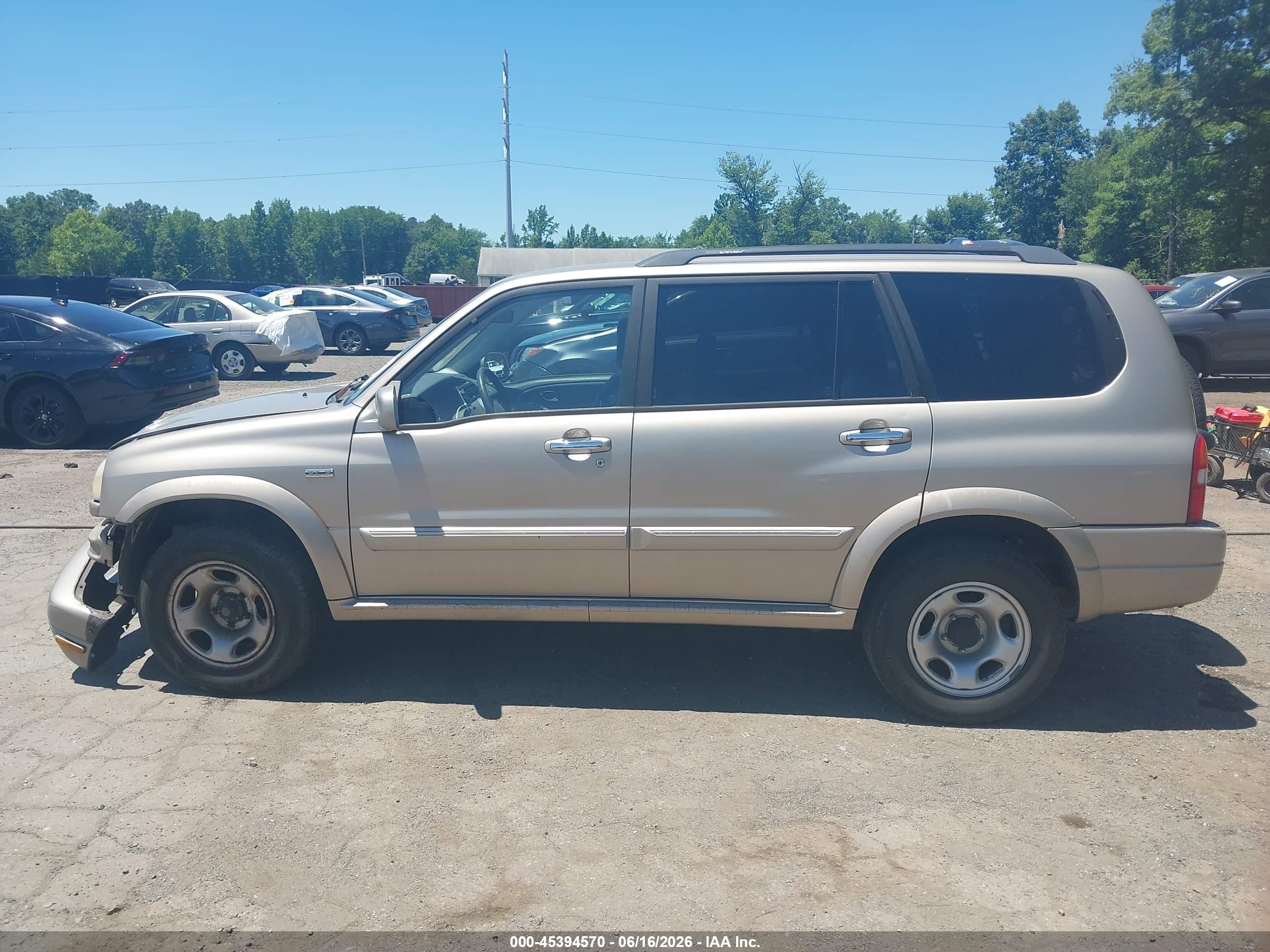 2002 Suzuki Xl-7 Limited/plus/standard/touring Beige vin: JS3TX92V024111859