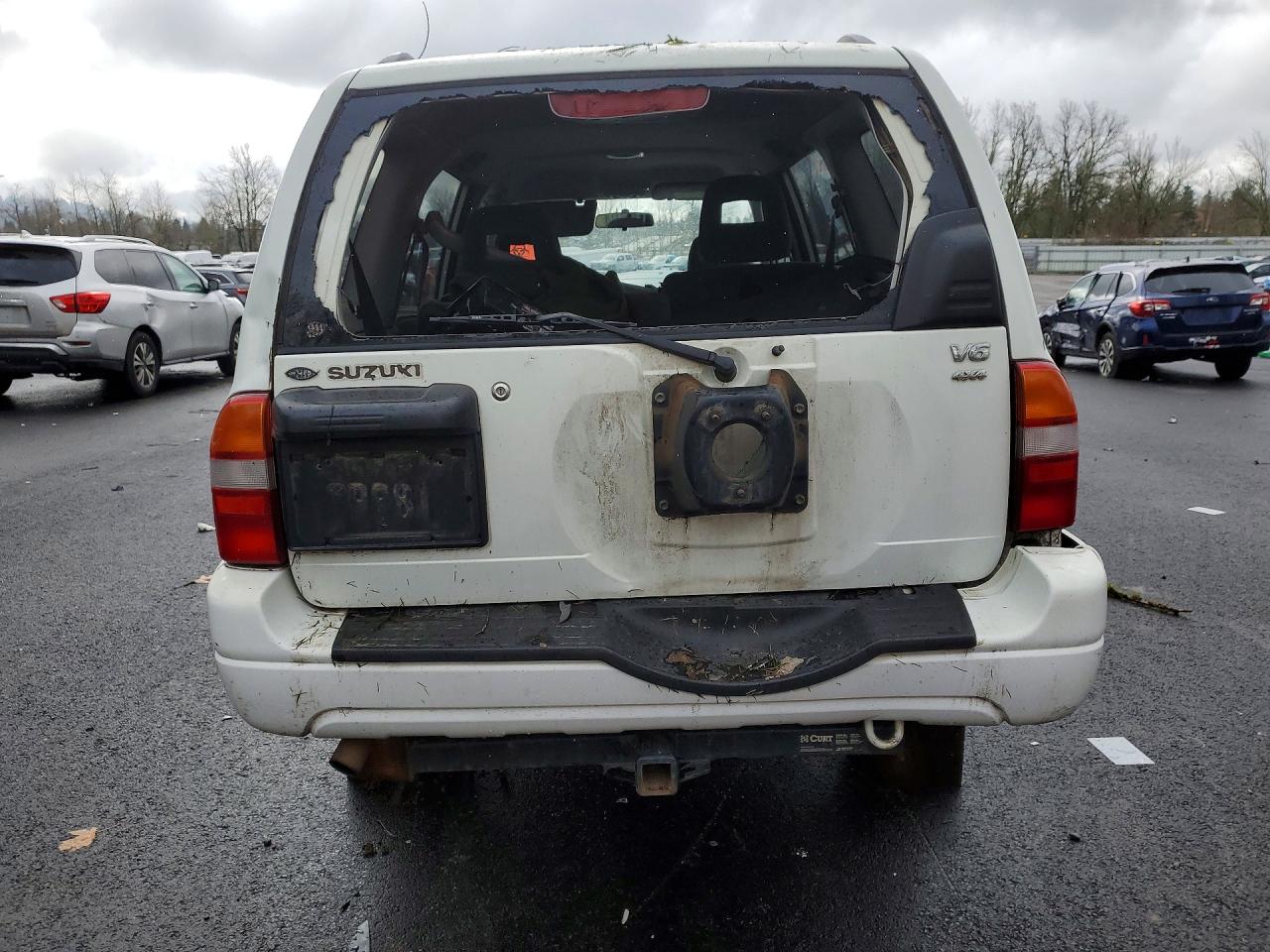 2002 Suzuki Xl7 Plus White vin: JS3TX92V024120139