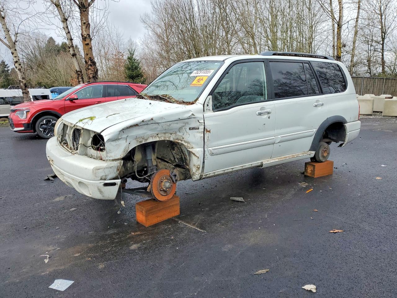 2002 Suzuki Xl7 Plus White vin: JS3TX92V024120139
