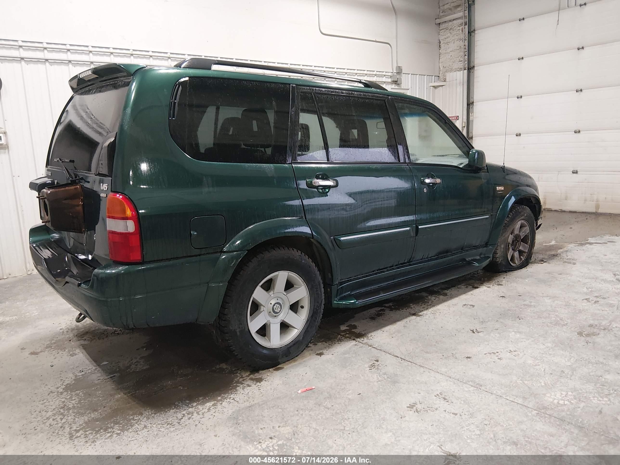 2002 Suzuki Xl-7 Limited/plus/standard/touring Green vin: JS3TX92V324110320
