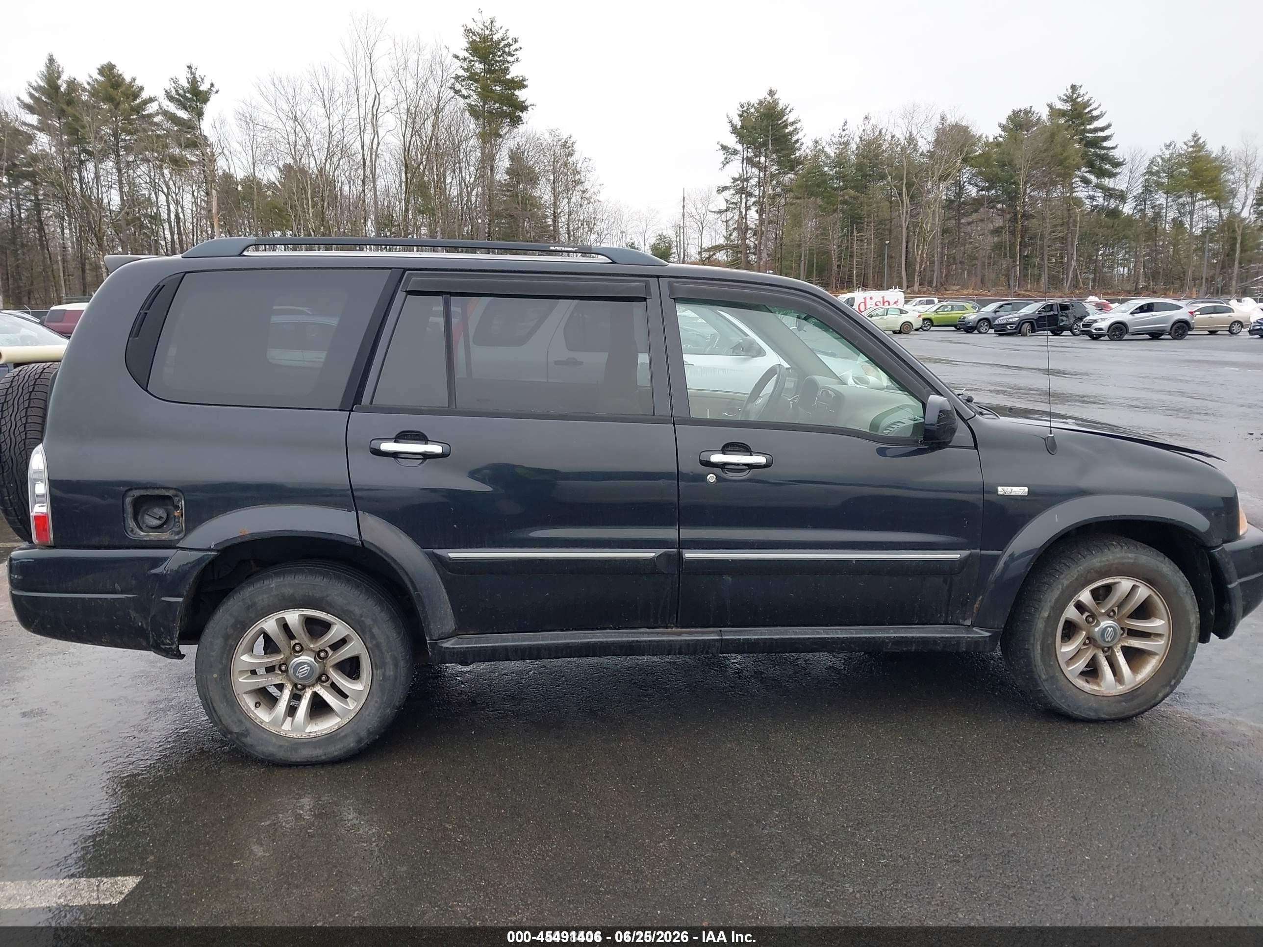 2004 Suzuki Xl-7 Ex/ex W/3rd Row/lx Black vin: JS3TX92V344112653