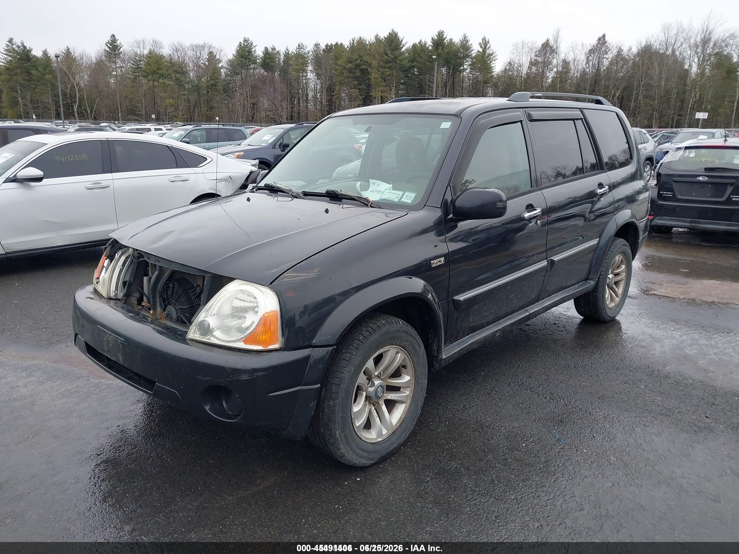 2004 Suzuki Xl-7 Ex/ex W/3rd Row/lx Black vin: JS3TX92V344112653