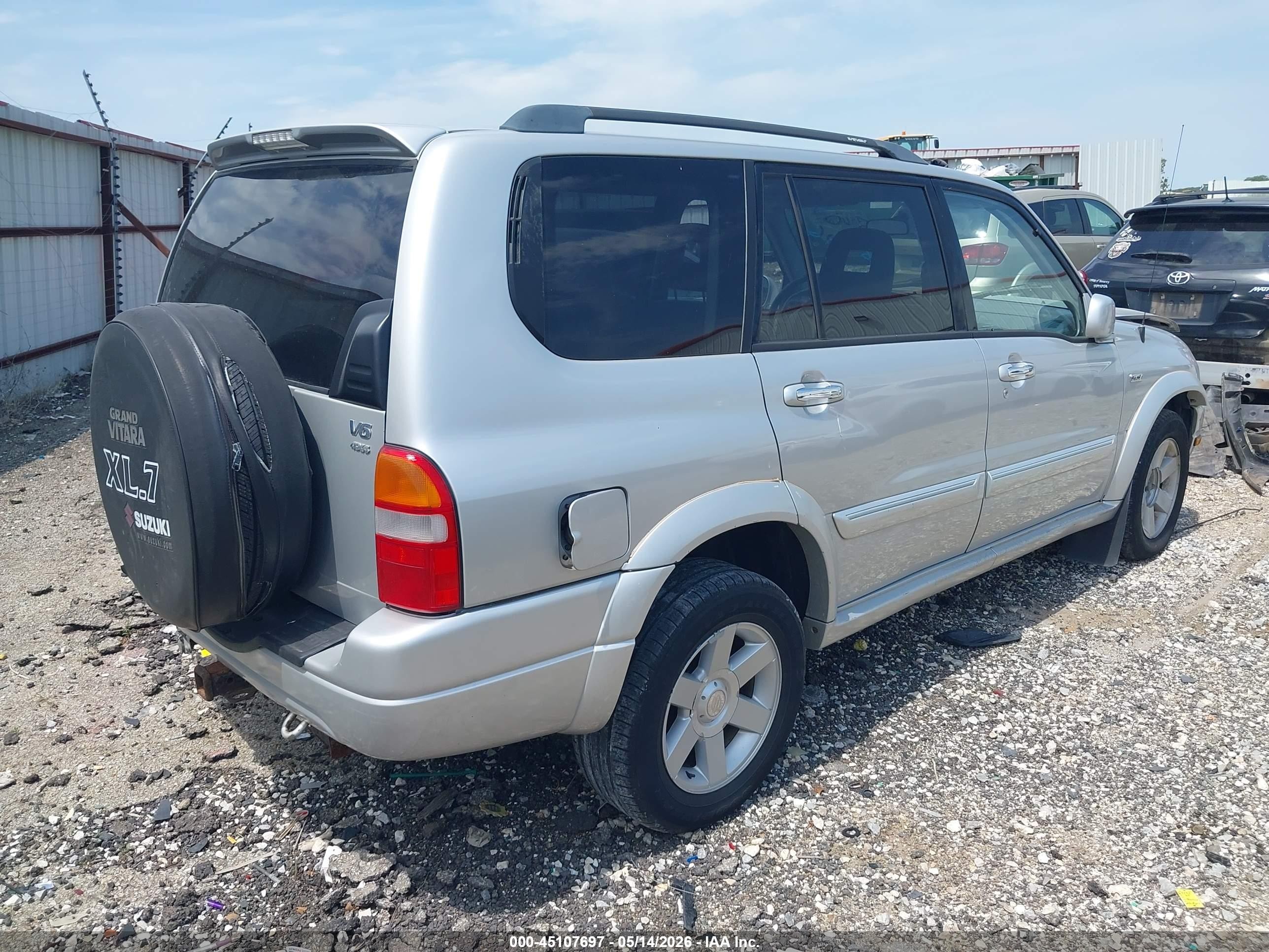 2001 Suzuki Grand Vitara Xl-7 Plus/standard/touring Silver vin: JS3TX92V414108946