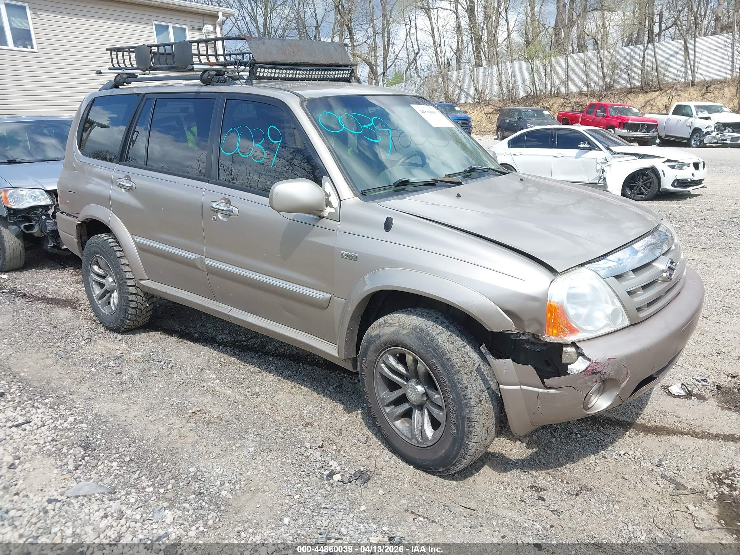 2004 Suzuki Xl-7 Ex/lx Бежевый vin: JS3TX92V544109947