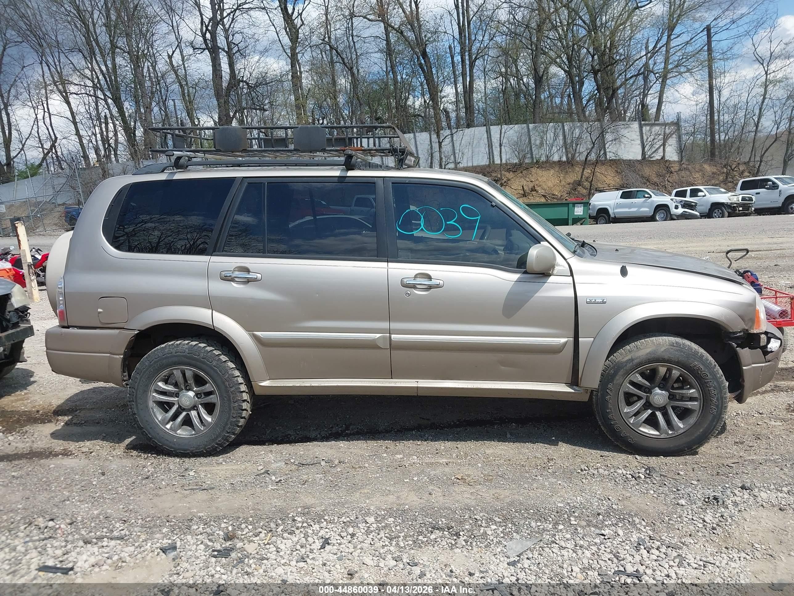 2004 Suzuki Xl-7 Ex/lx Бежевый vin: JS3TX92V544109947
