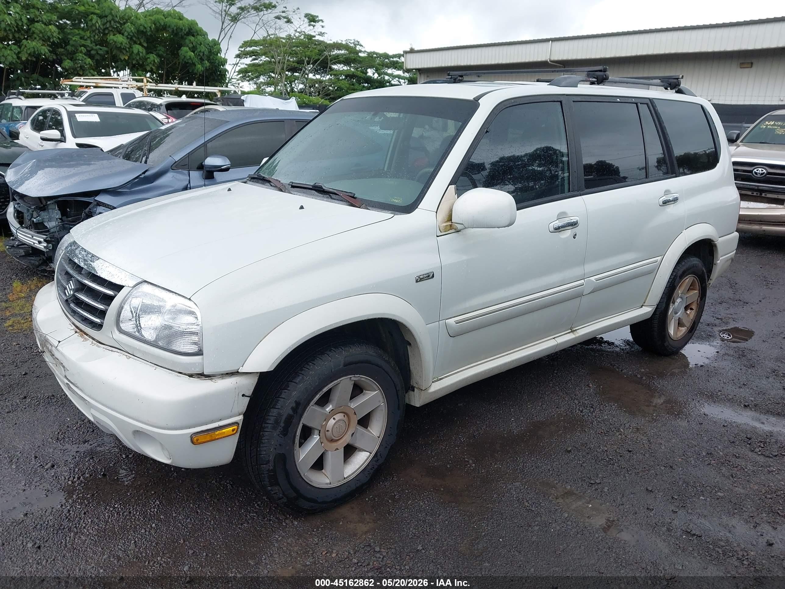 2002 Suzuki Xl-7 Limited/plus/standard/touring White vin: JS3TX92V624131632