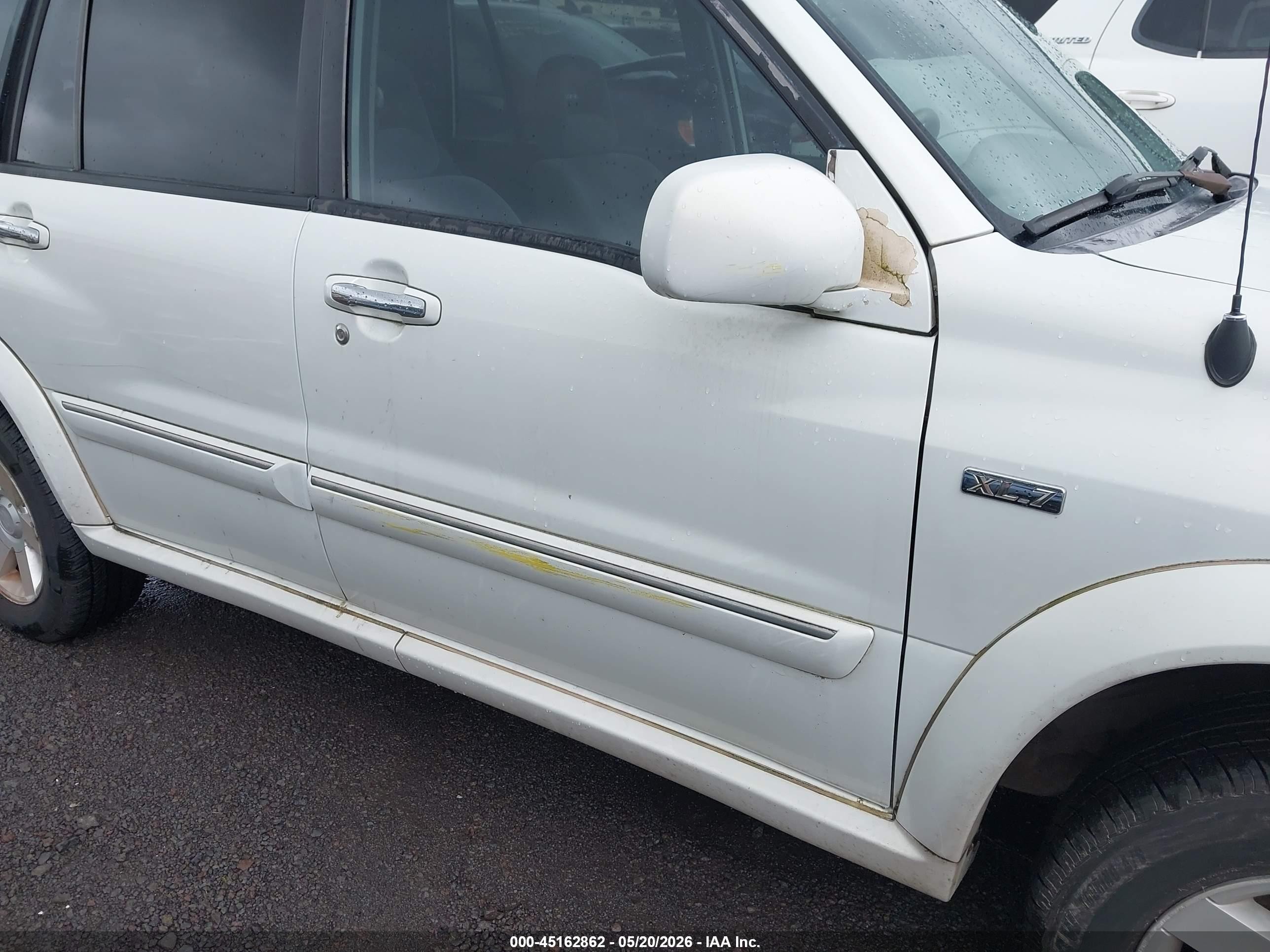 2002 Suzuki Xl-7 Limited/plus/standard/touring White vin: JS3TX92V624131632