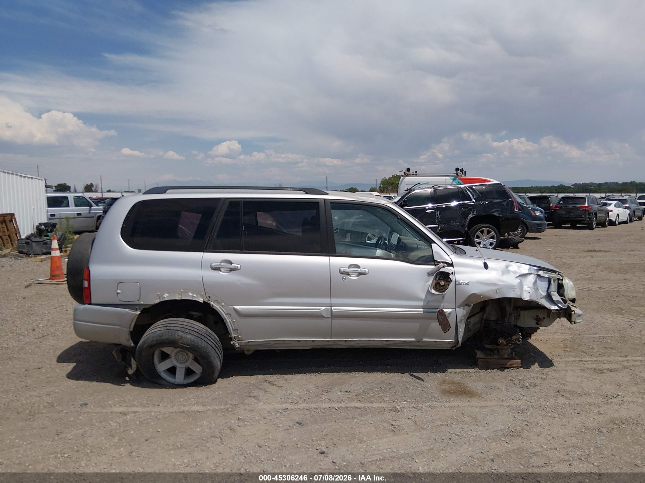 2003 Suzuki Xl-7   Silver vin: JS3TX92V634107932