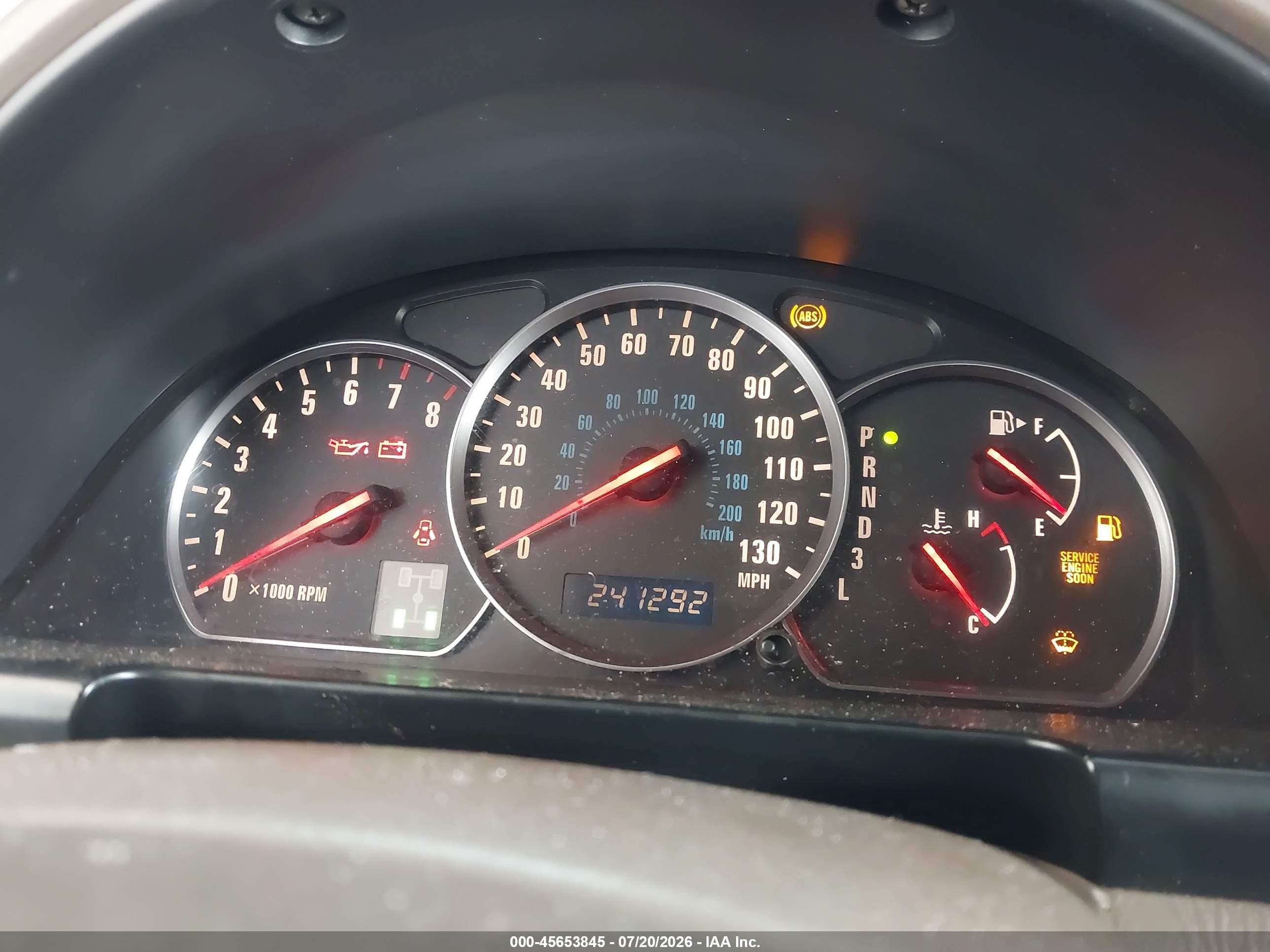 2004 Suzuki Xl-7 Ex/lx Black vin: JS3TX92V644109827