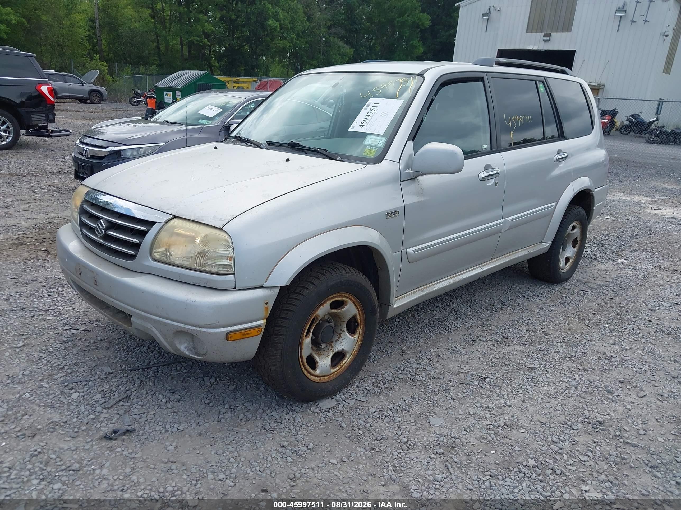 2002 Suzuki Xl-7 Limited/plus/standard/touring Silver vin: JS3TX92V924113156
