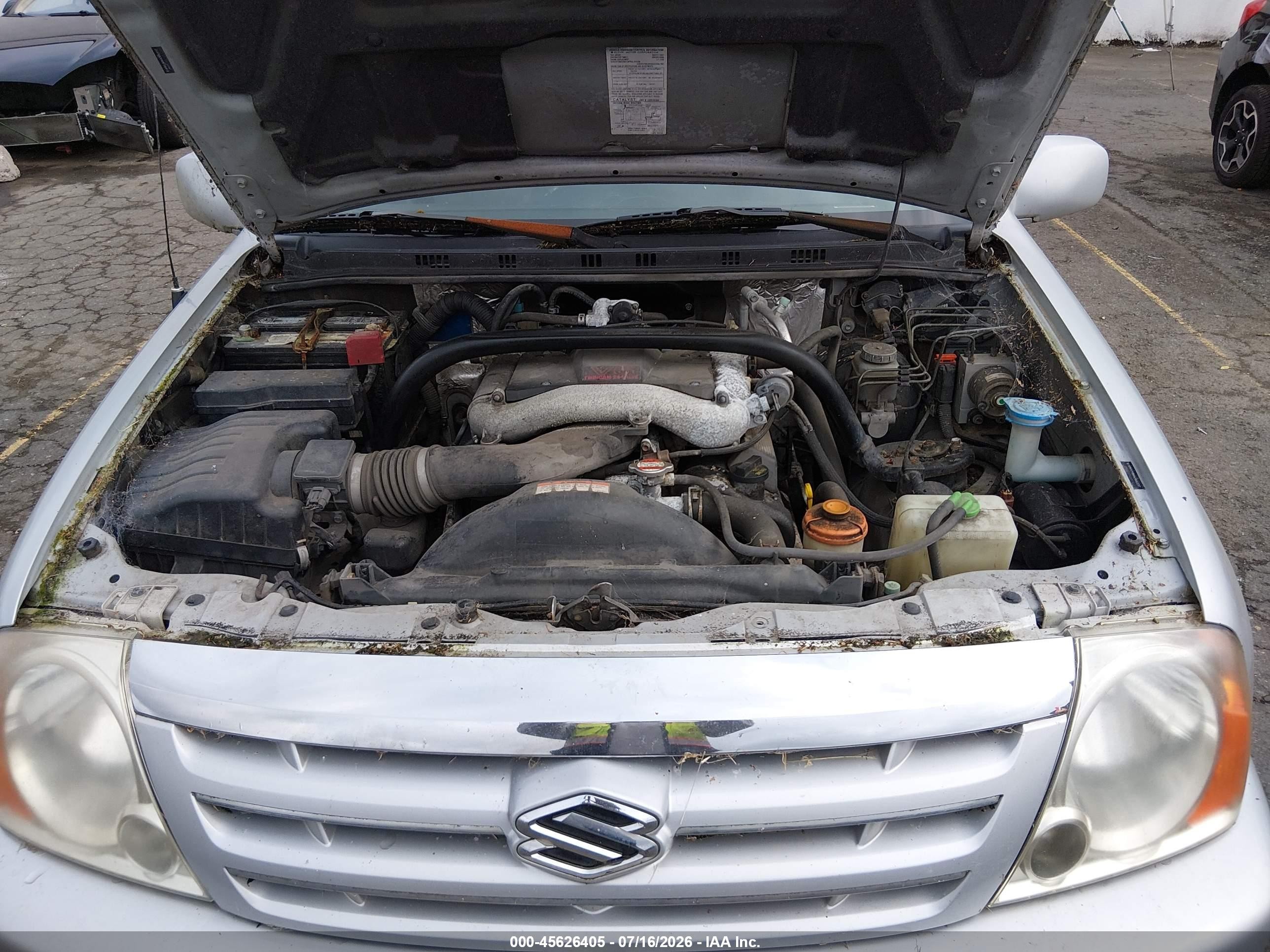 2006 Suzuki Xl-7 Premium Silver vin: JS3TX92VX64106819