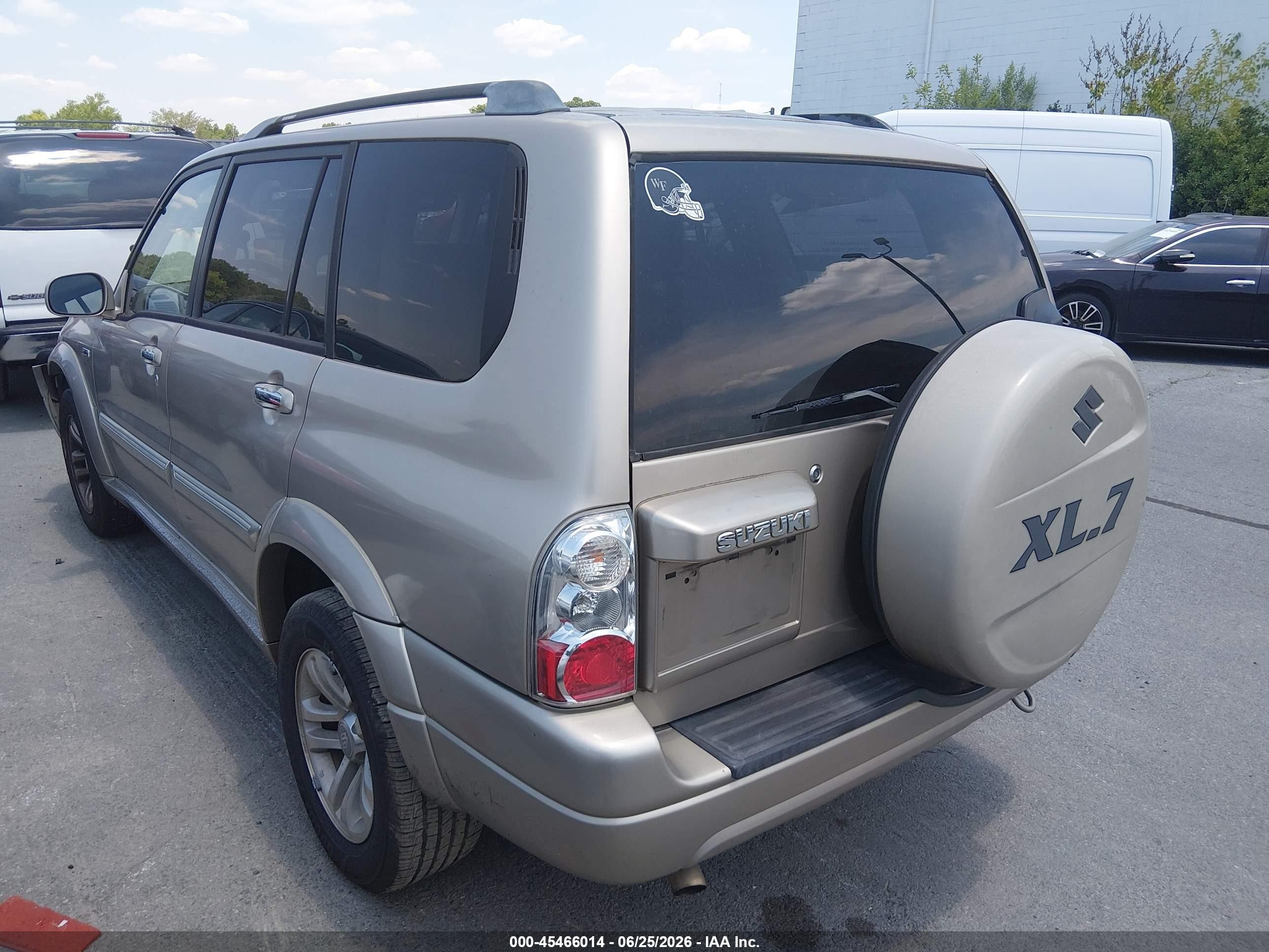 2004 Suzuki Xl-7 Ex/lx Gold vin: JS3TY92V244108008