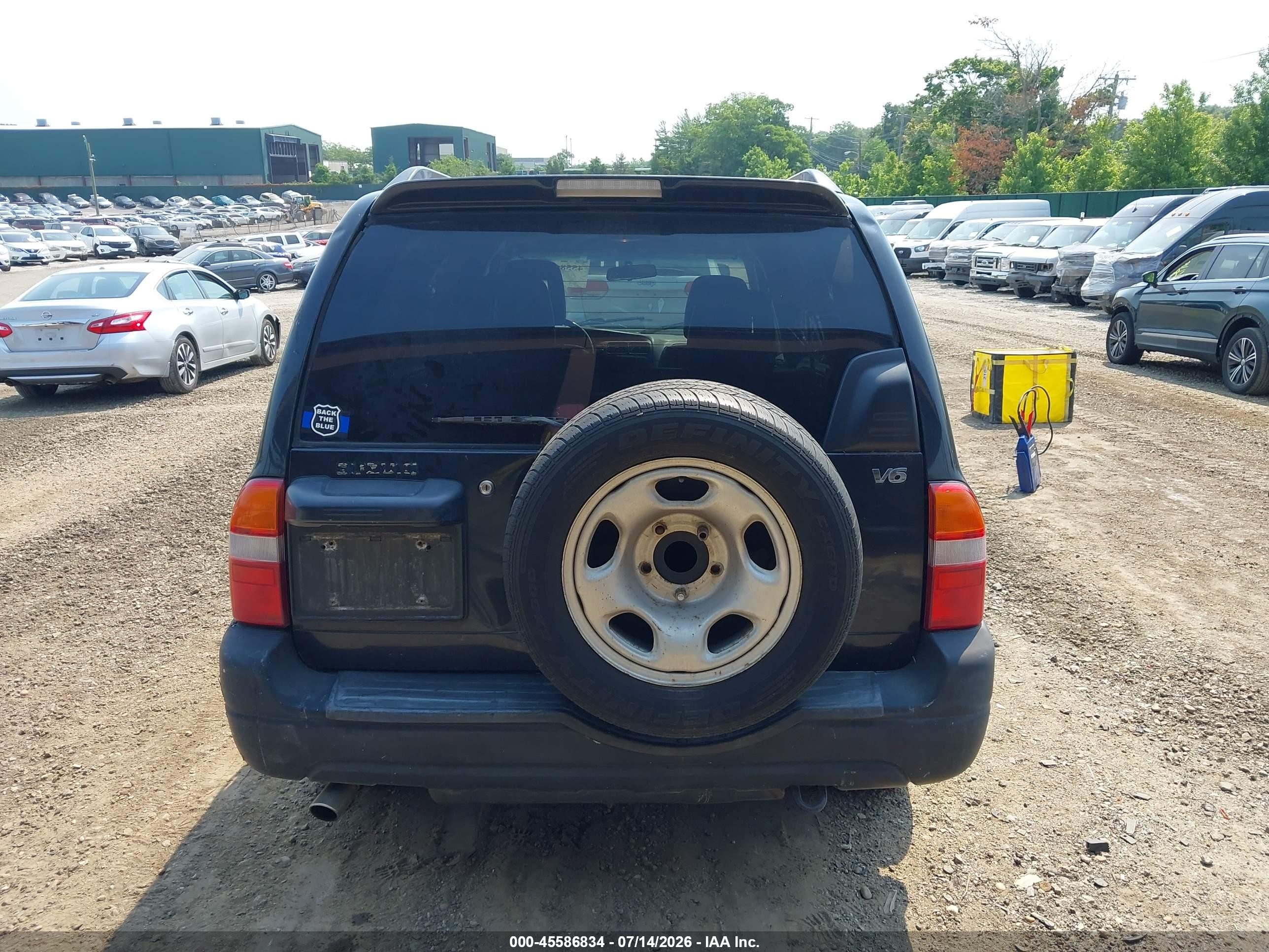 2001 Suzuki Grand Vitara Xl-7 Plus/standard/touring Black vin: JS3TY92V714106041