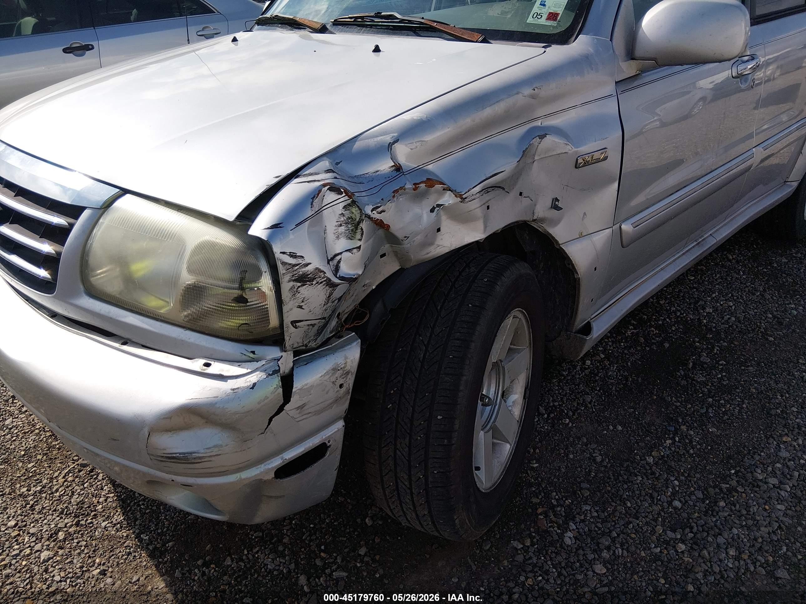 2002 Suzuki Xl-7 Limited/plus/standard/touring Silver vin: JS3TY92V824105644