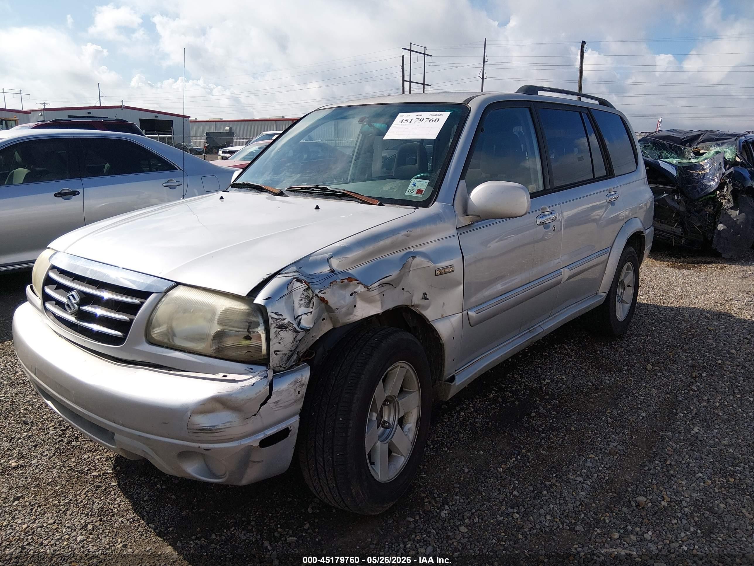 2002 Suzuki Xl-7 Limited/plus/standard/touring Silver vin: JS3TY92V824105644