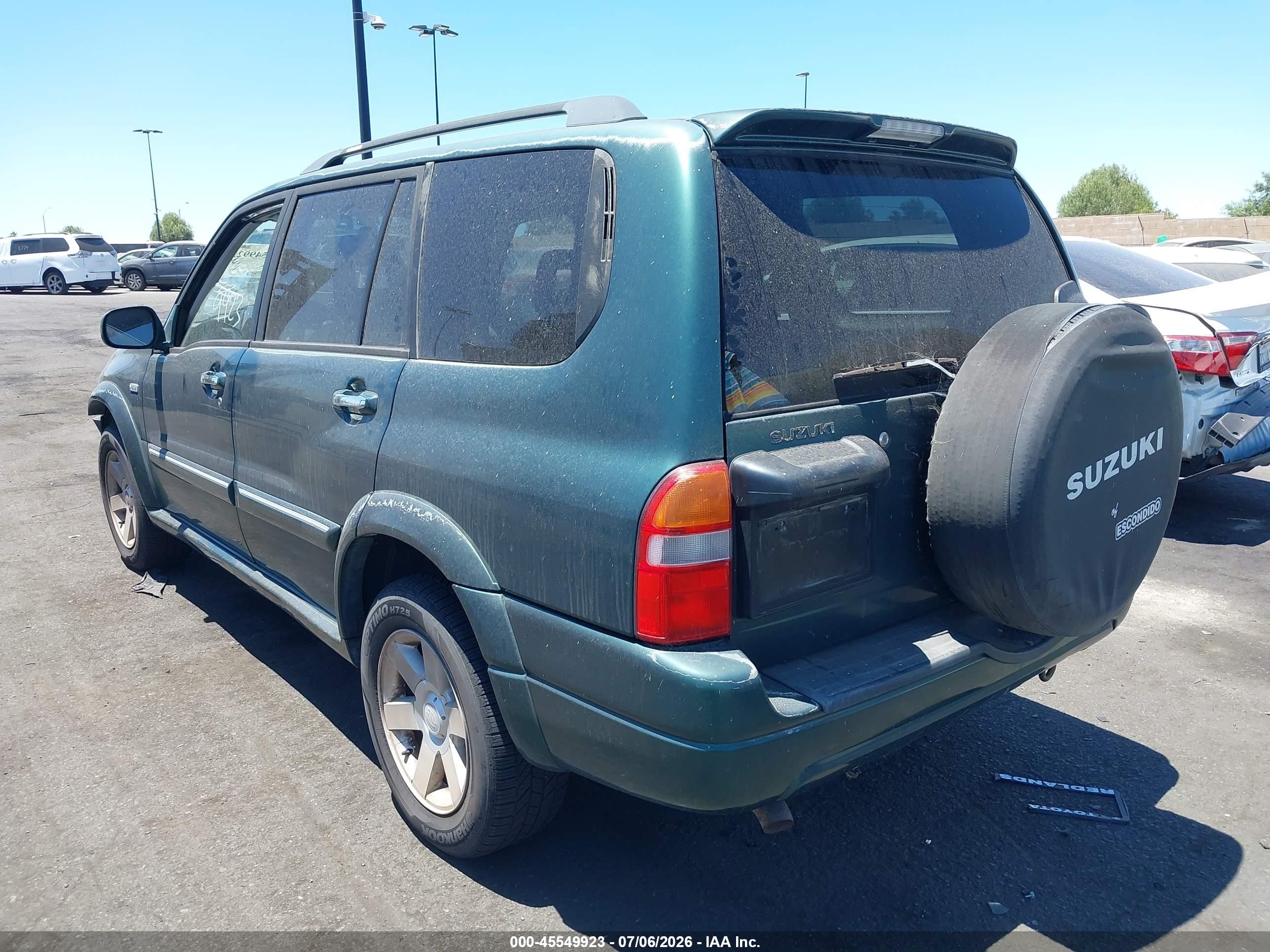 2001 Suzuki Grand Vitara Xl-7 Plus/standard/touring Зеленый vin: JS3TY92VX14105157