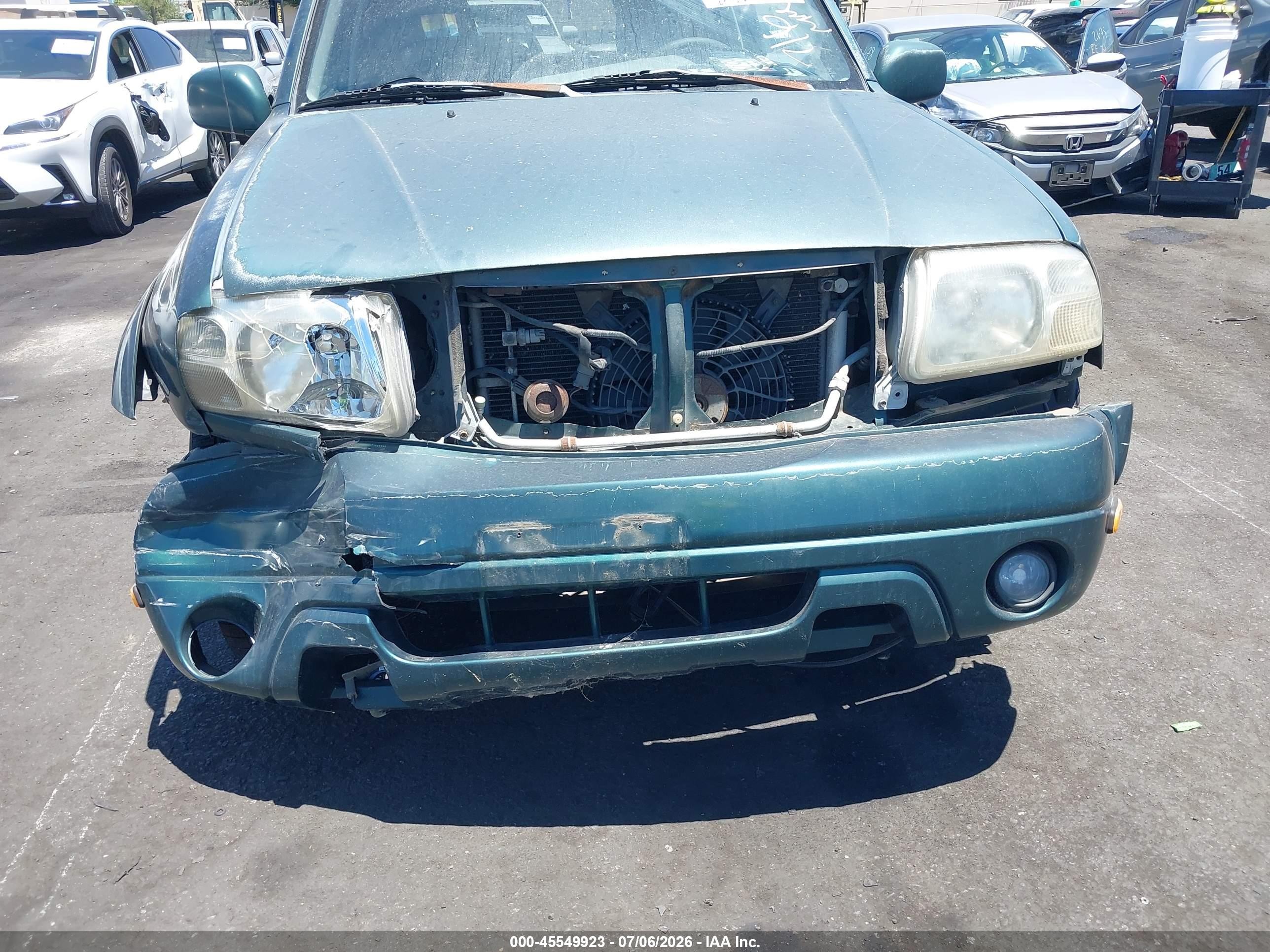 2001 Suzuki Grand Vitara Xl-7 Plus/standard/touring Зеленый vin: JS3TY92VX14105157