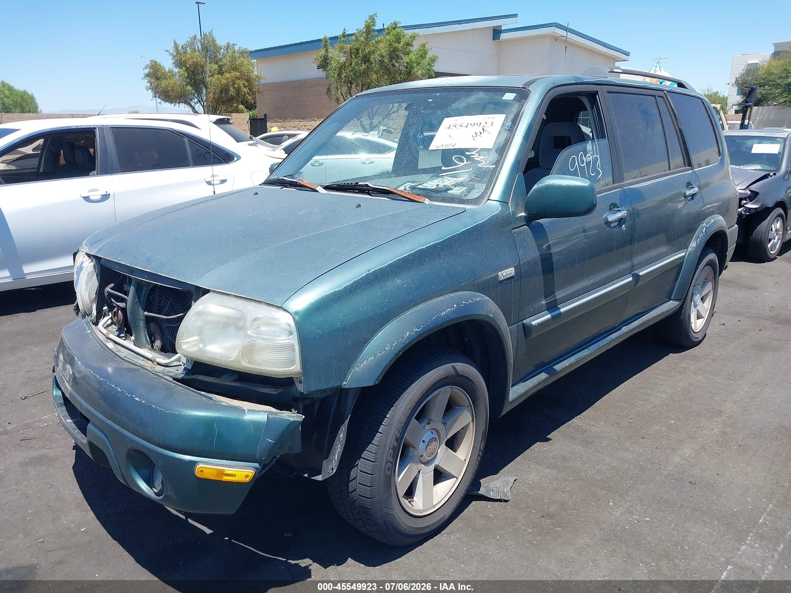 2001 Suzuki Grand Vitara Xl-7 Plus/standard/touring Зеленый vin: JS3TY92VX14105157