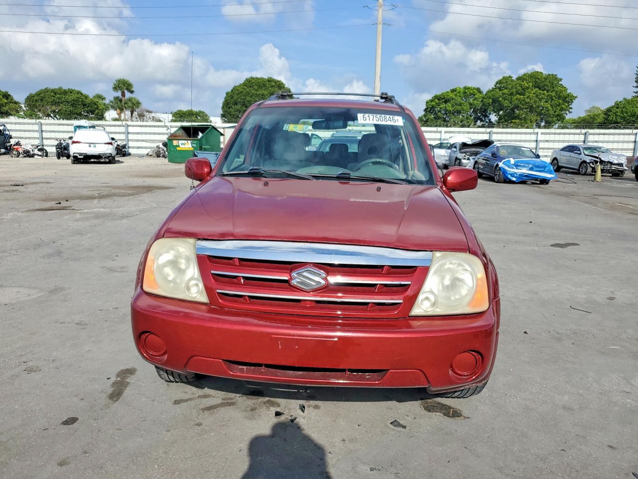 2004 Suzuki Xl7 Ex Burgundy vin: JS3TY92VX44107690