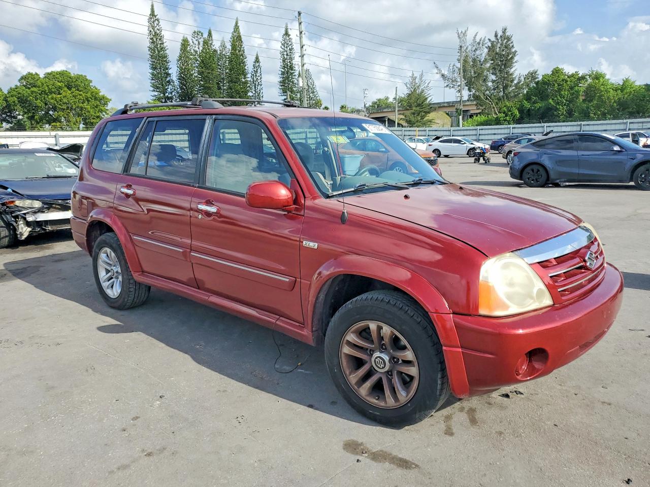 2004 Suzuki Xl7 Ex Burgundy vin: JS3TY92VX44107690