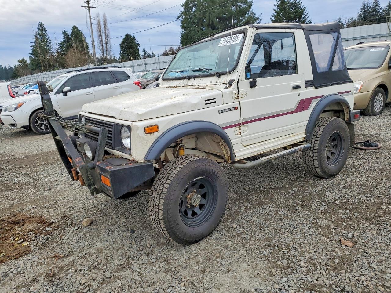 1986 Suzuki Samurai White vin: JS4JC51C7G4113543
