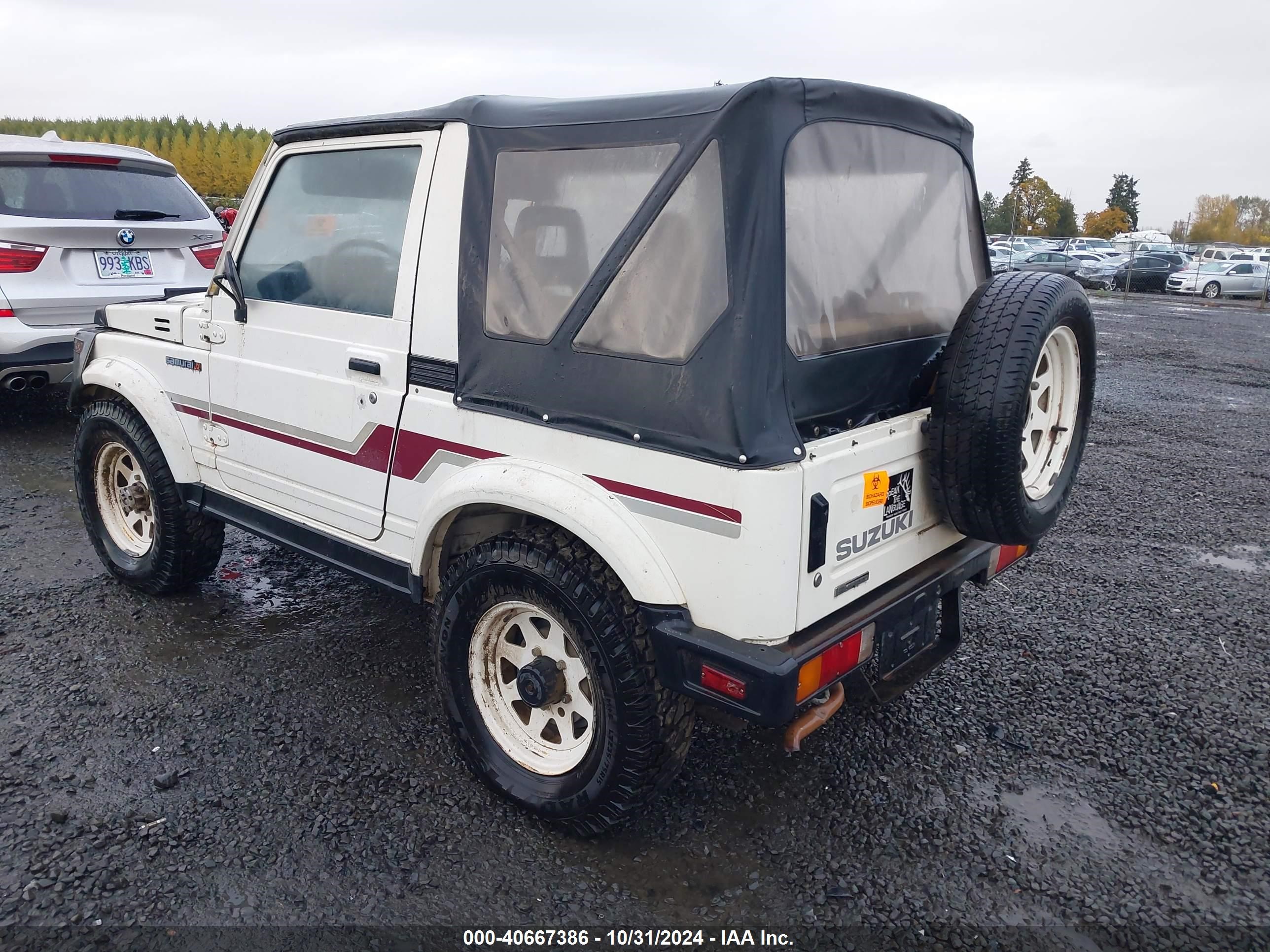 Price & History 1986 Suzuki Samurai 1.3l I4 Crb C vin