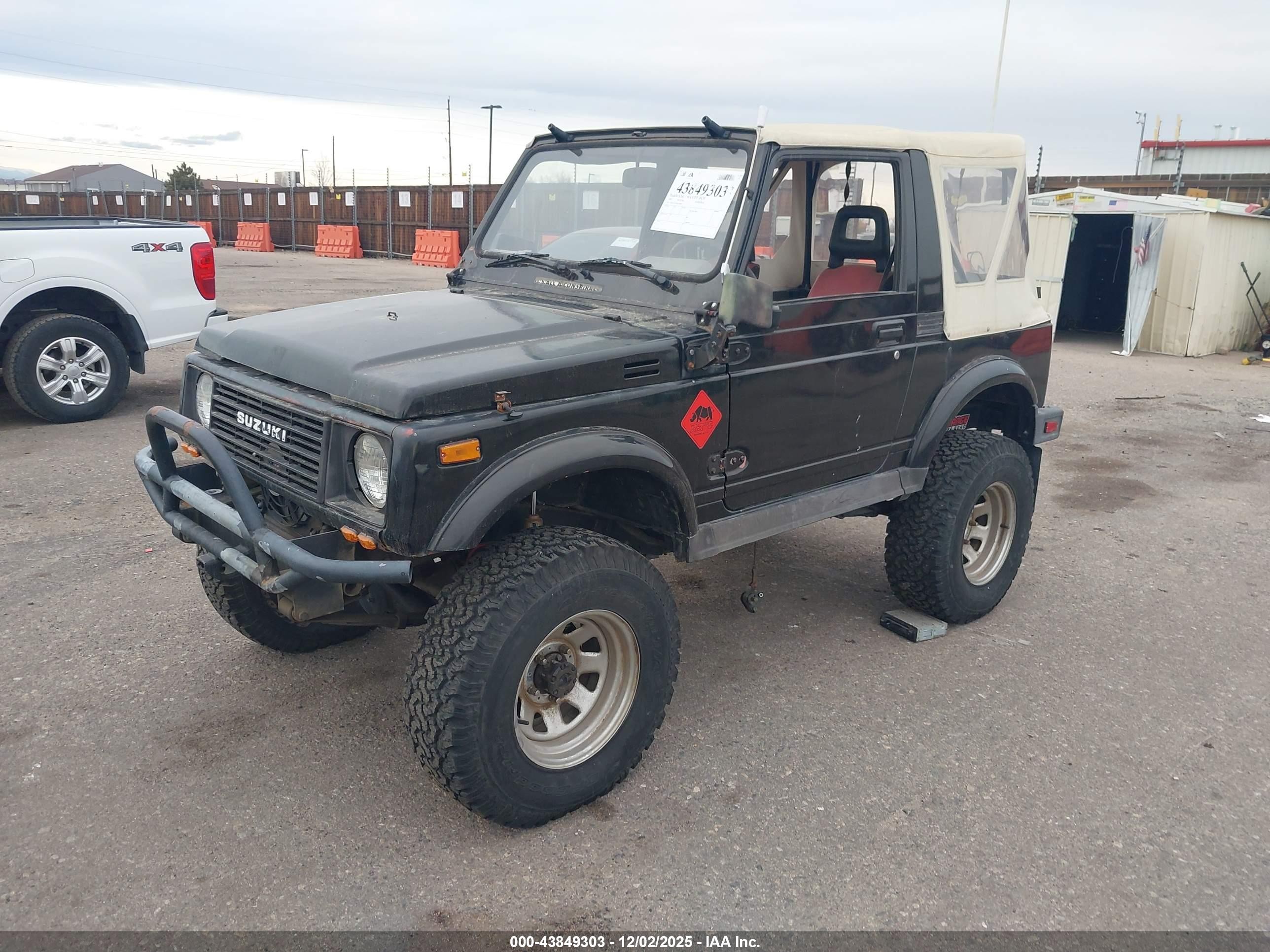 1987 Suzuki Samurai   Black vin: JS4JC51C9H4149803