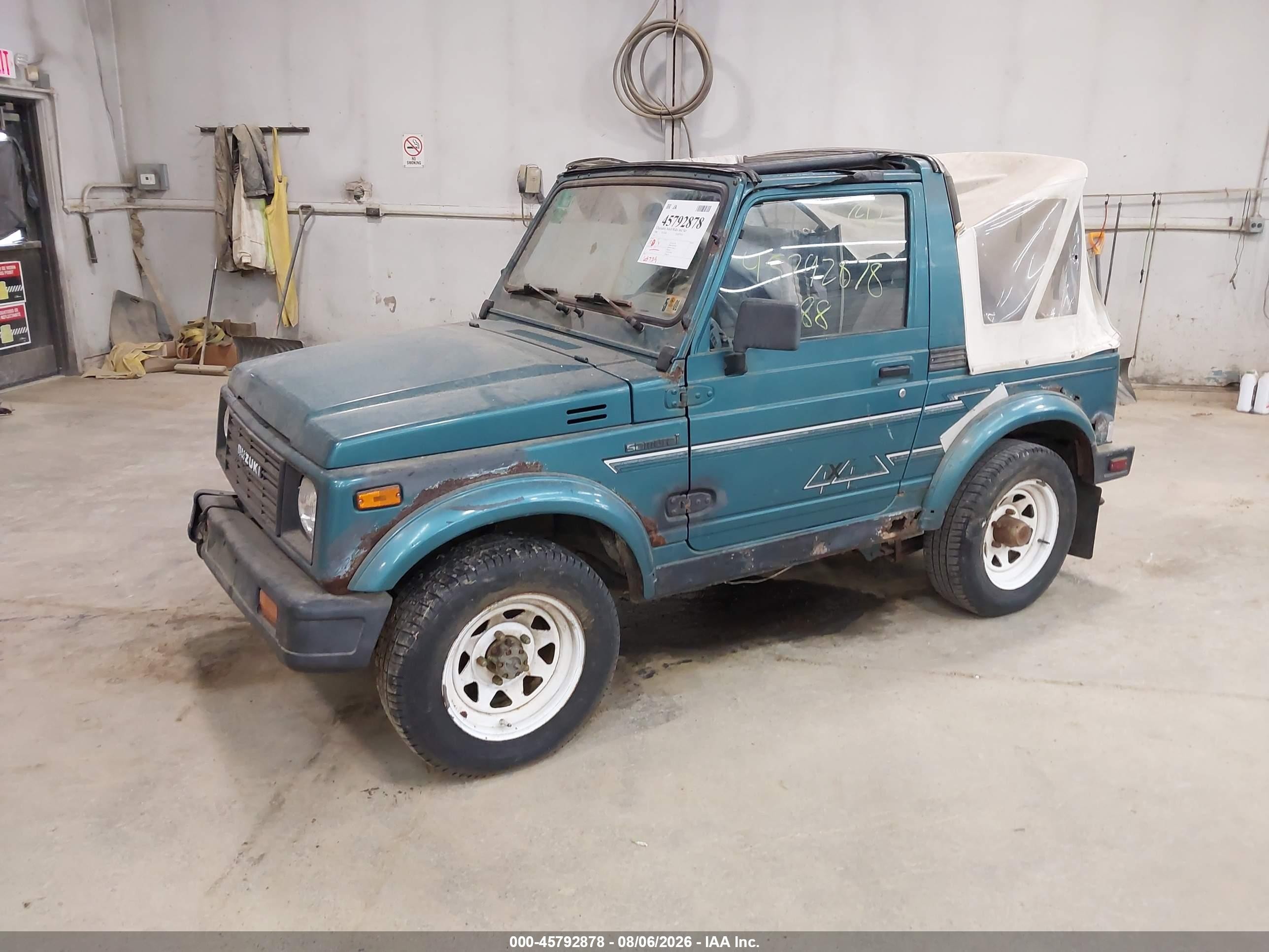 1988 Suzuki Samurai Green vin: JS4JC51C9J4212601