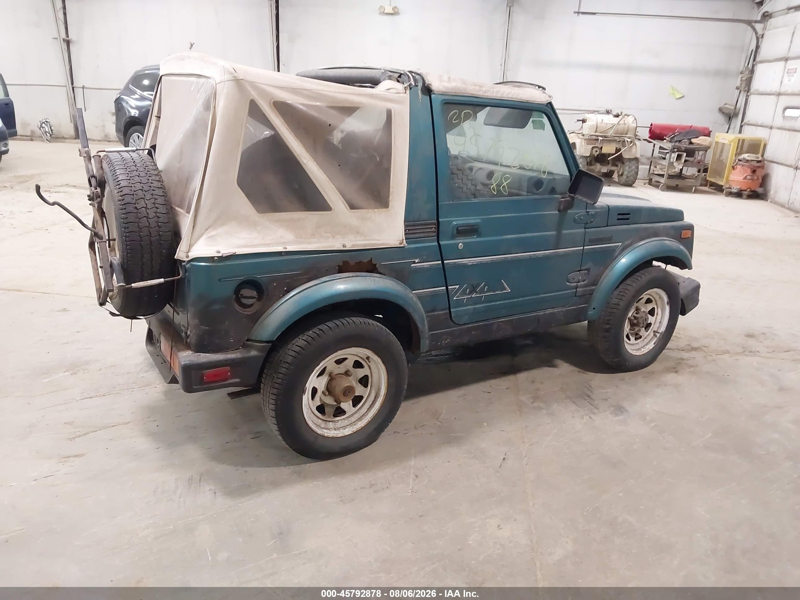 1988 Suzuki Samurai Green vin: JS4JC51C9J4212601